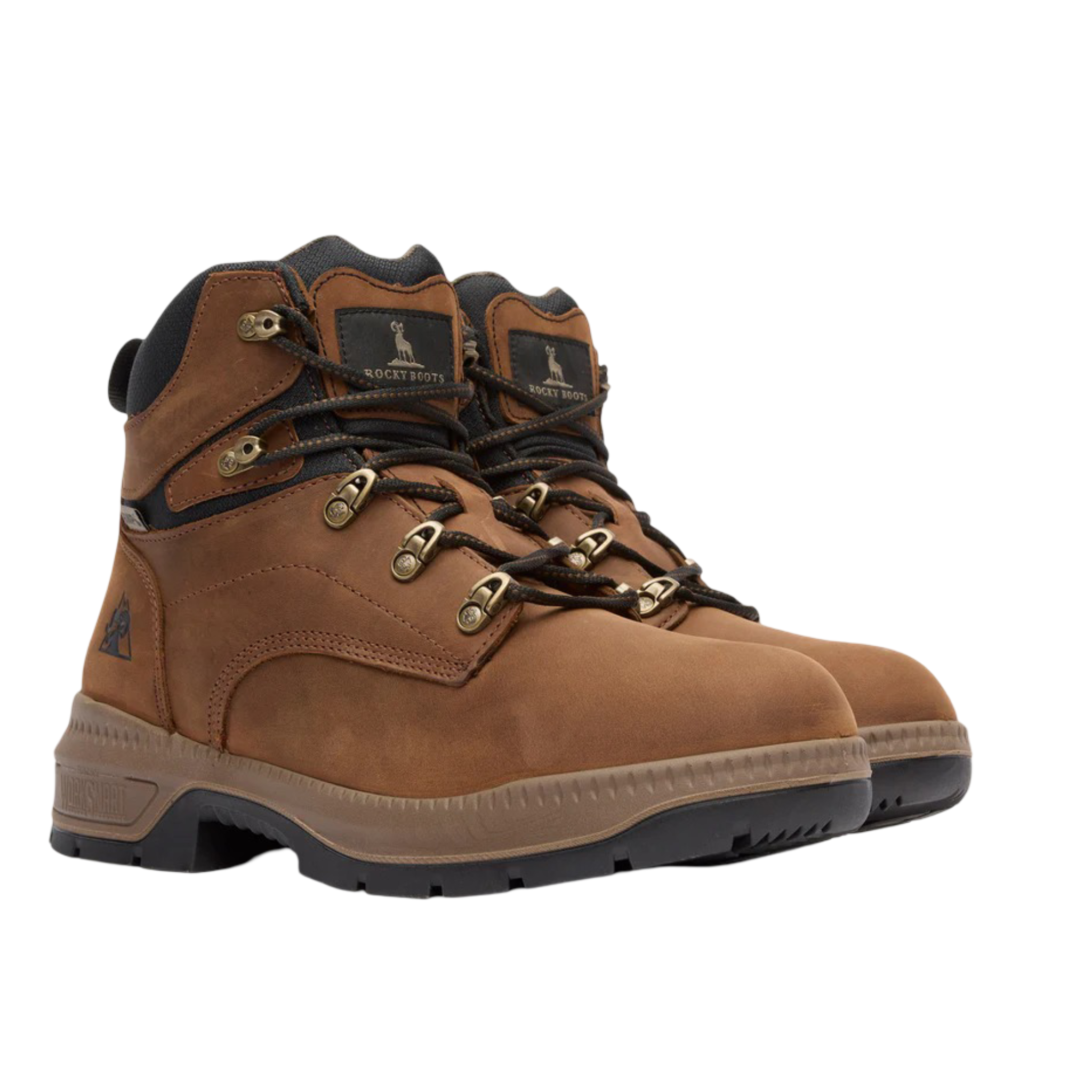 Rocky Men BRN 6" Work Boot