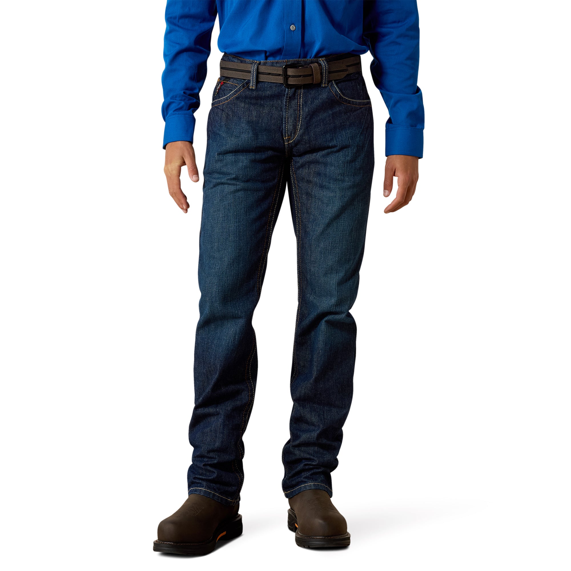 Ariat Men M5 FR Straight Basic Stackable Straight Leg Jean 10015166