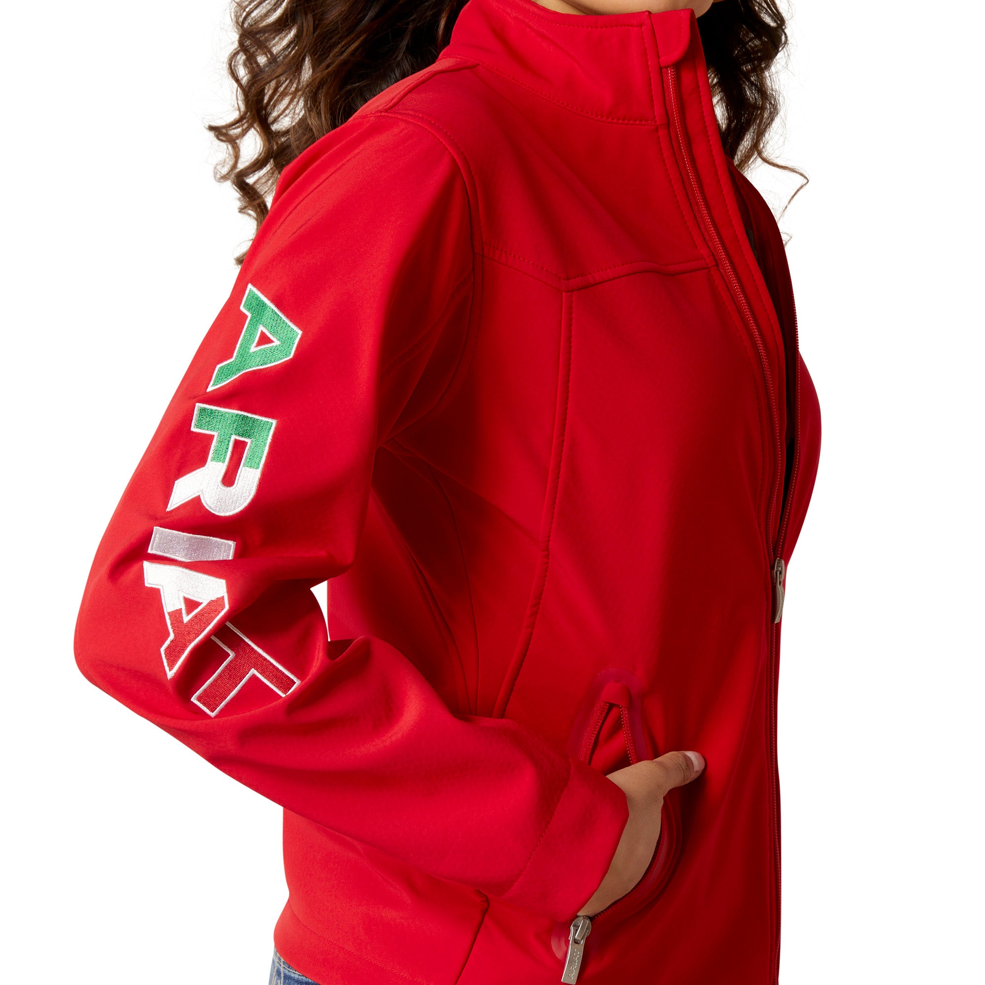 Ariat Women Red Mexico Softshell 10033526 Jacket