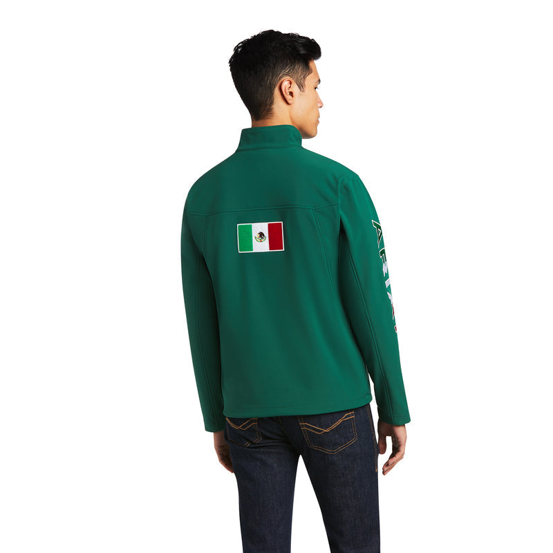 Ariat Men Green Softshell Mexico Jacket