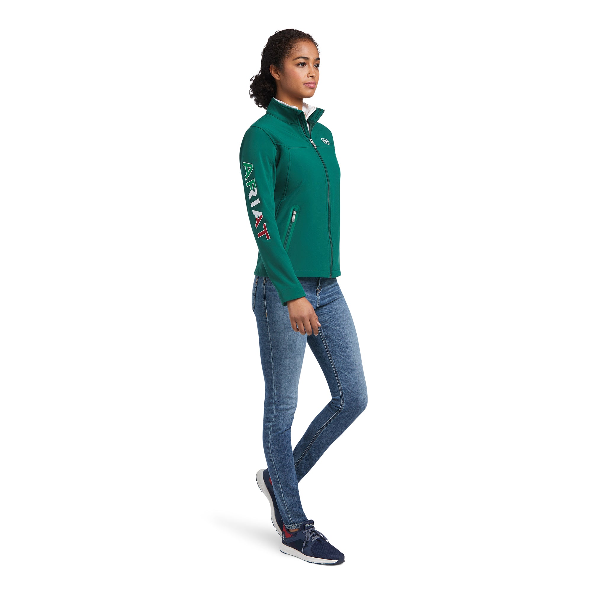 Ariat Women Green Mexico Softshell 10039460 Jacket