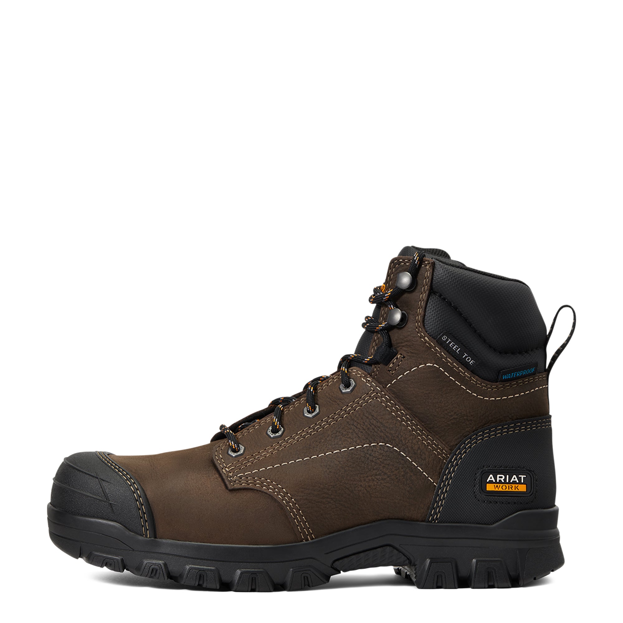 Ariat WMN Treadfast 6" Waterproof Steel Toe Work Shoe 10040405