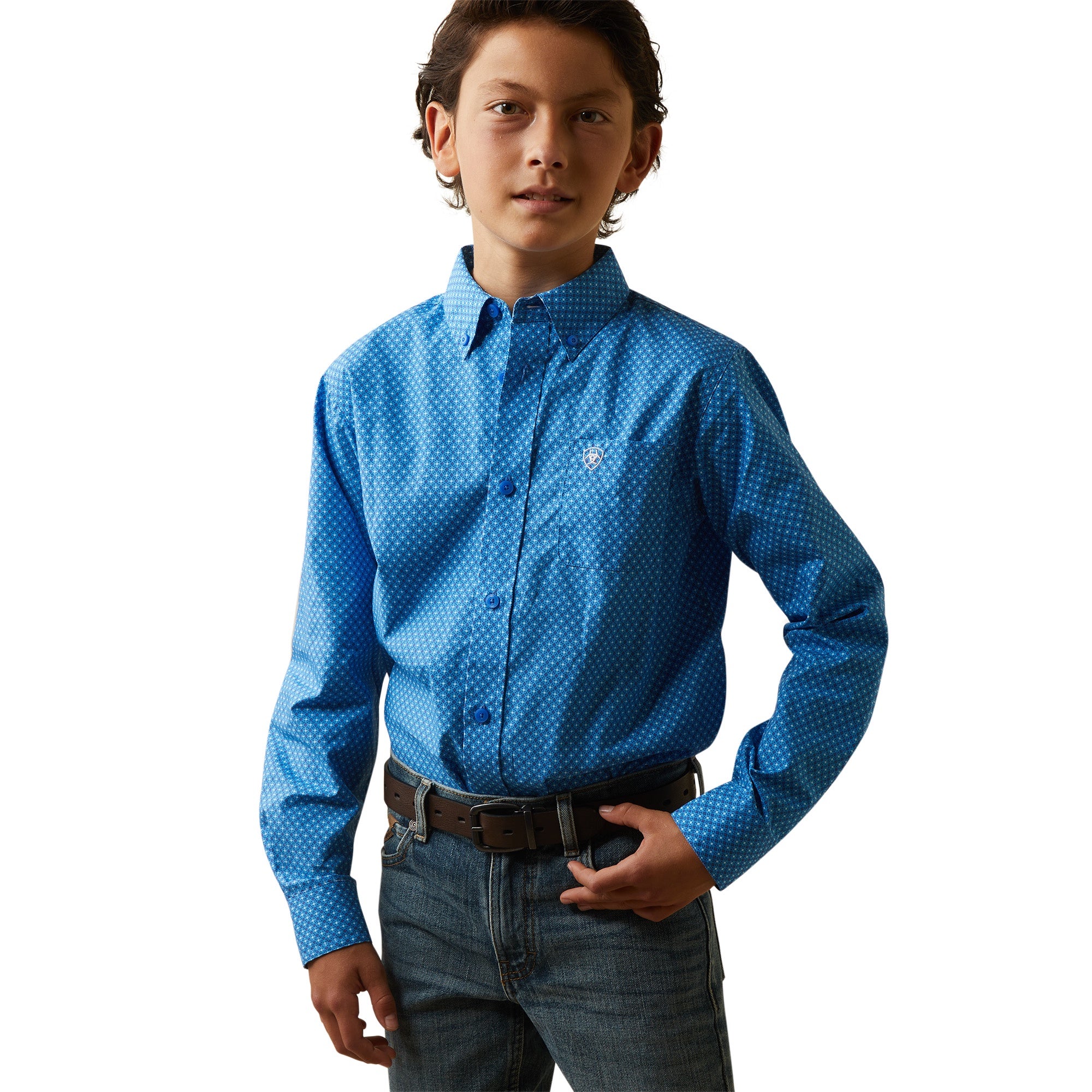 Ariat KID Blue shirt 10043713