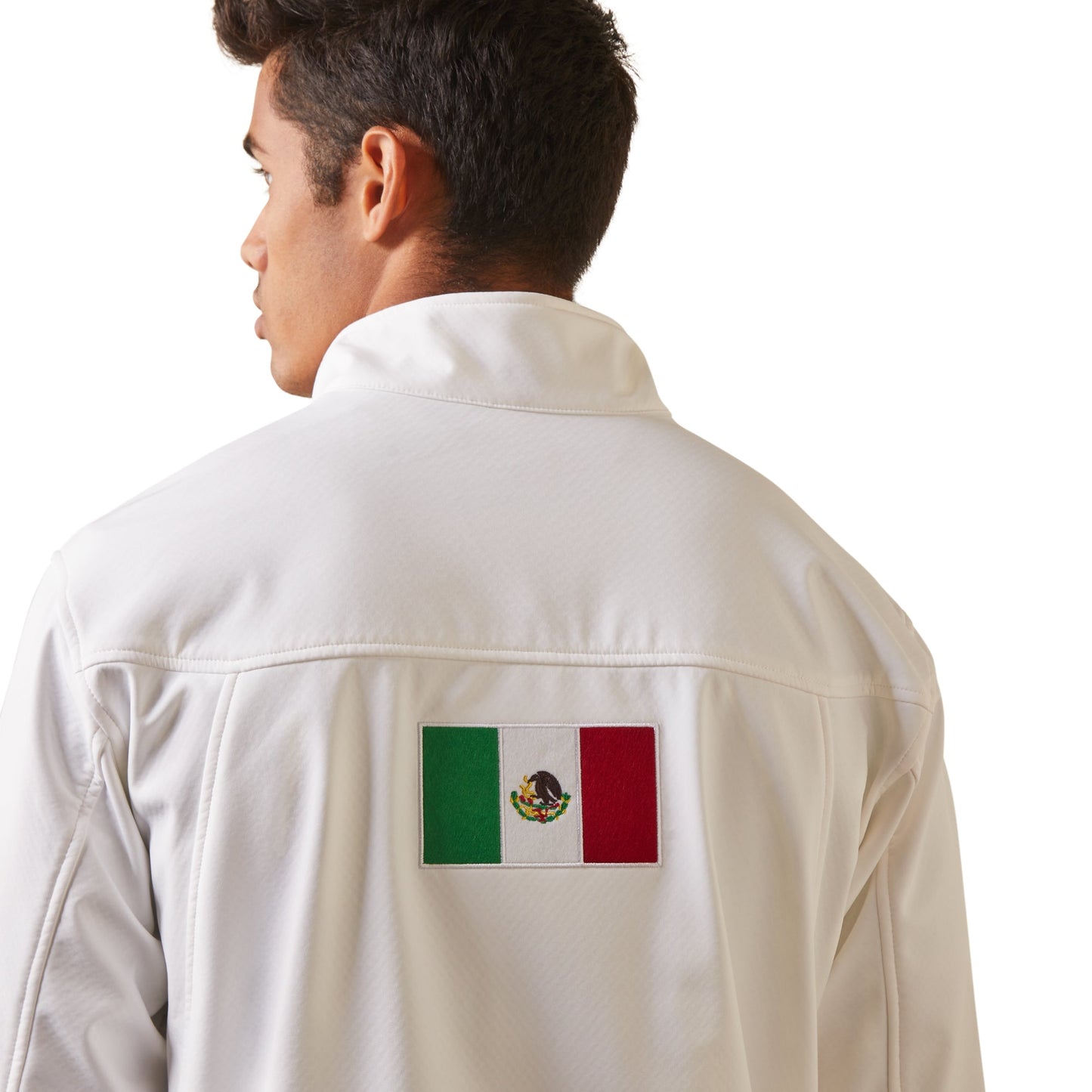 Ariat Men White Softshell Mexico Jacket