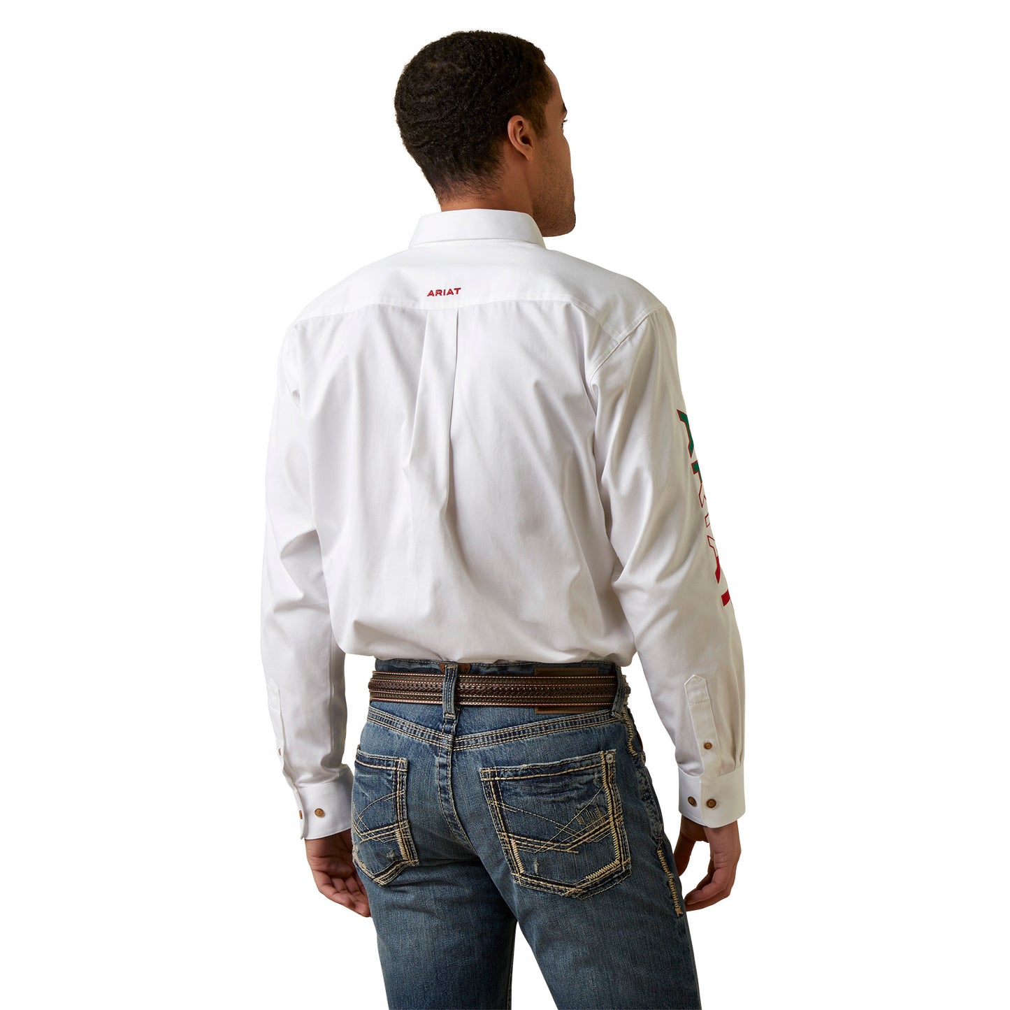 Ariat Men Team Logo Twill Classic Fit Shirt