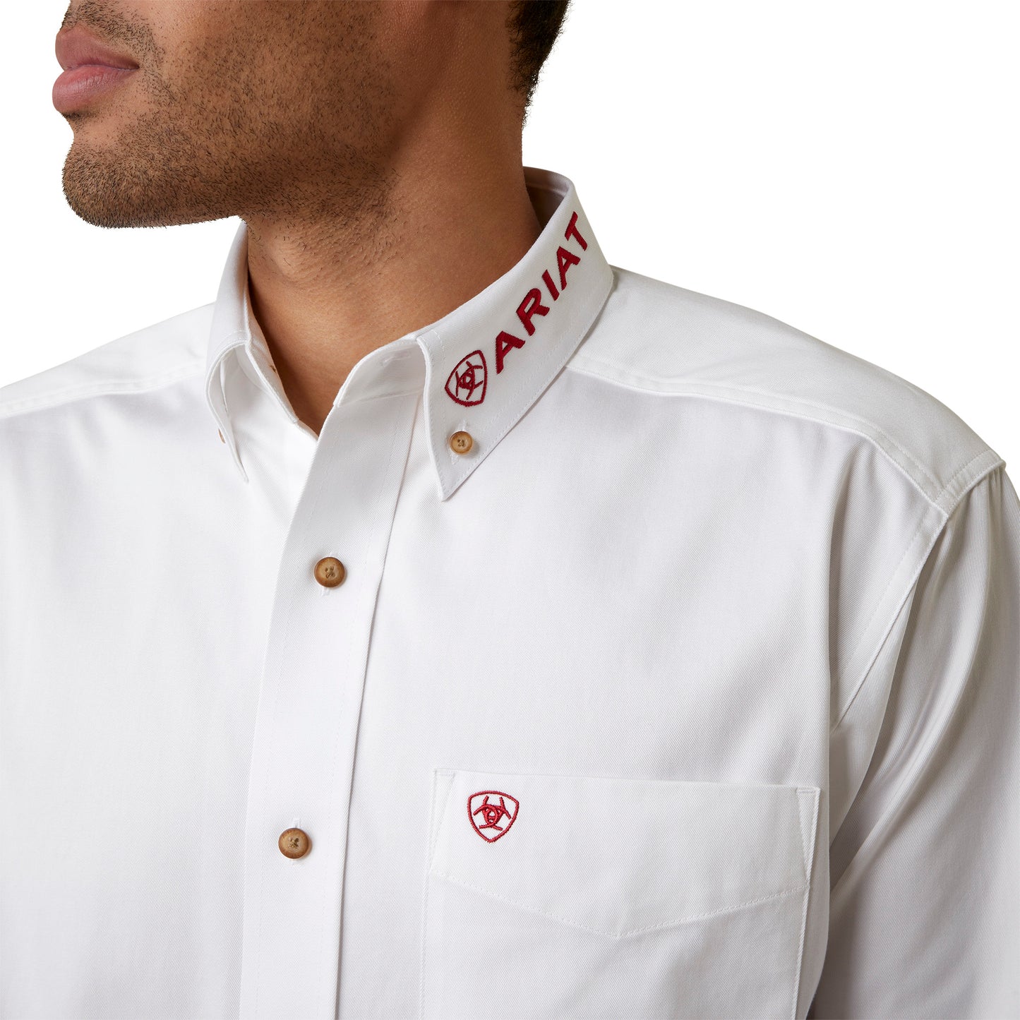 Ariat Men Team Logo Twill Classic Fit Shirt