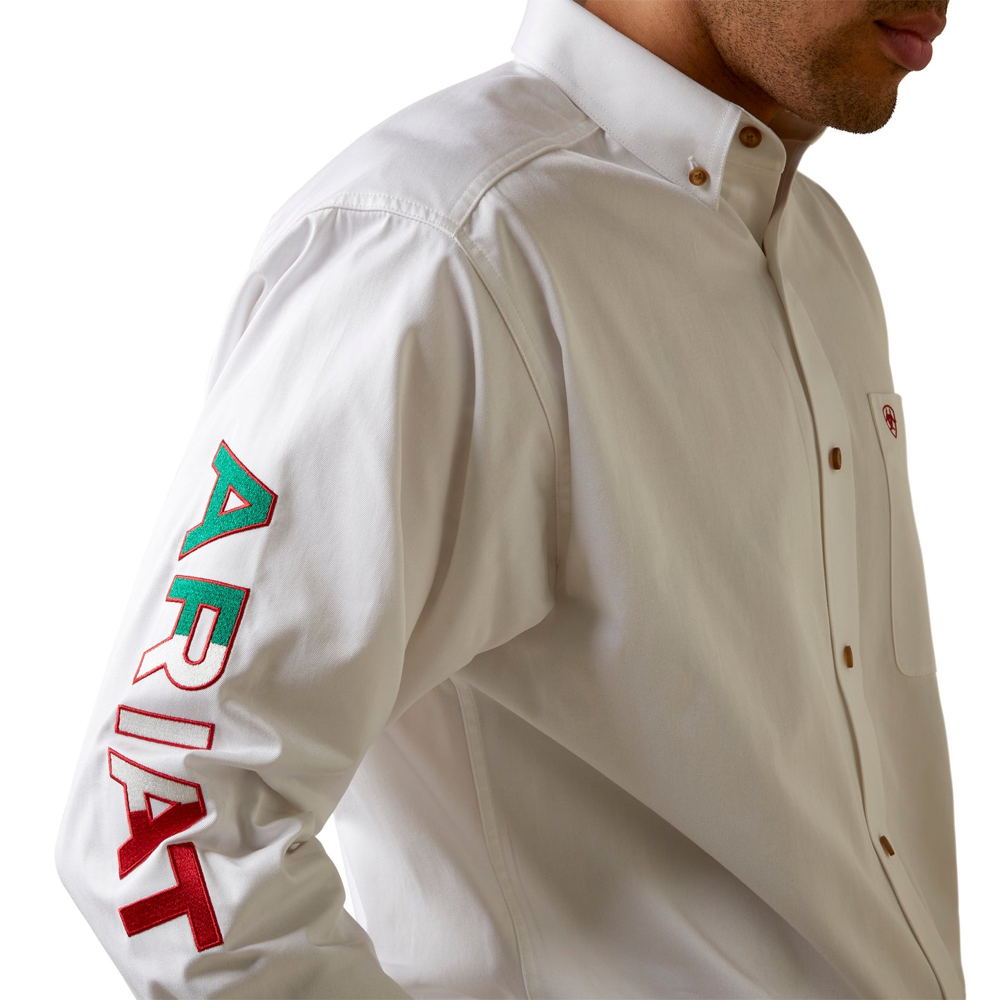 Ariat Men Team Logo Twill Classic Fit Shirt