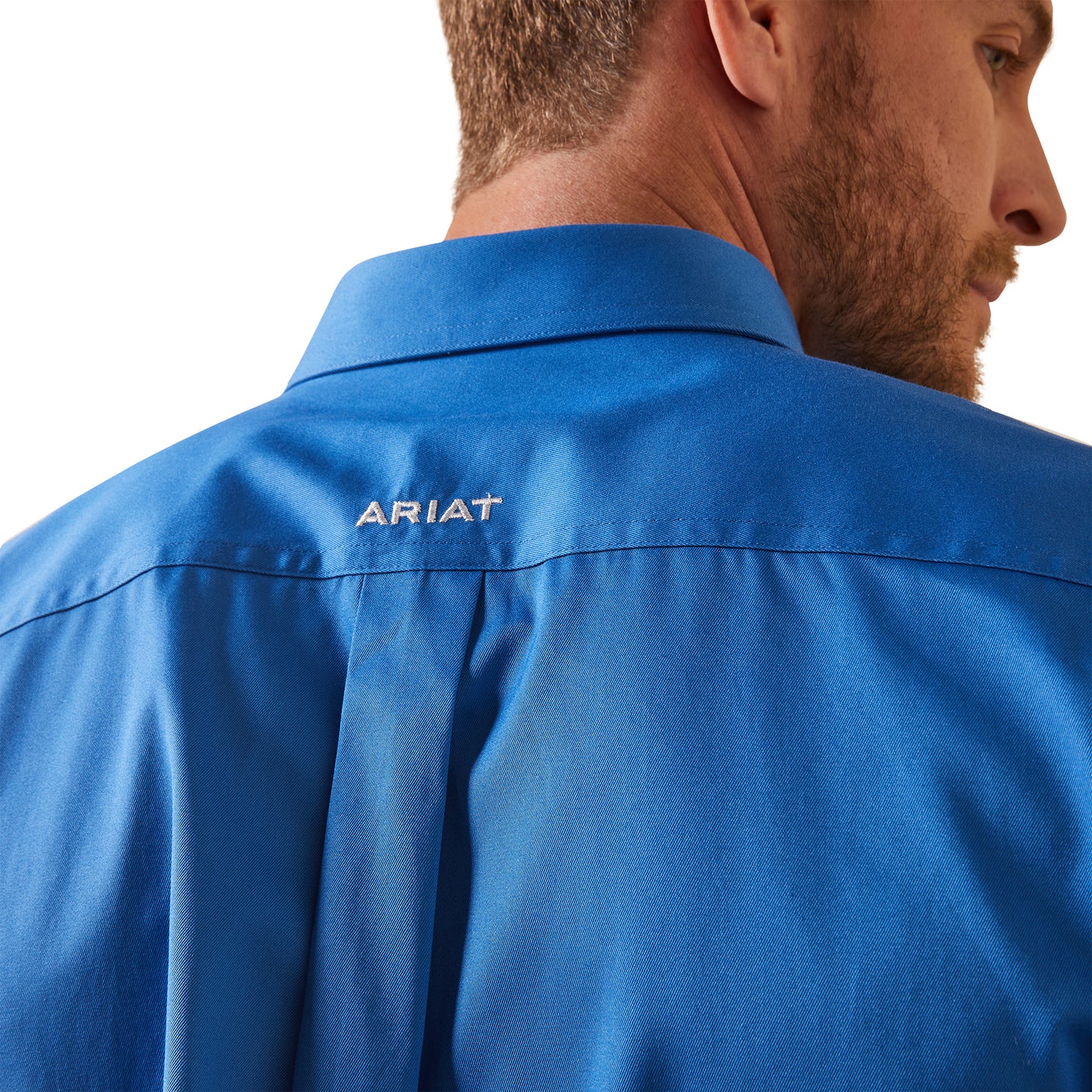 Ariat Men Team Logo Twill Fitted Shirt