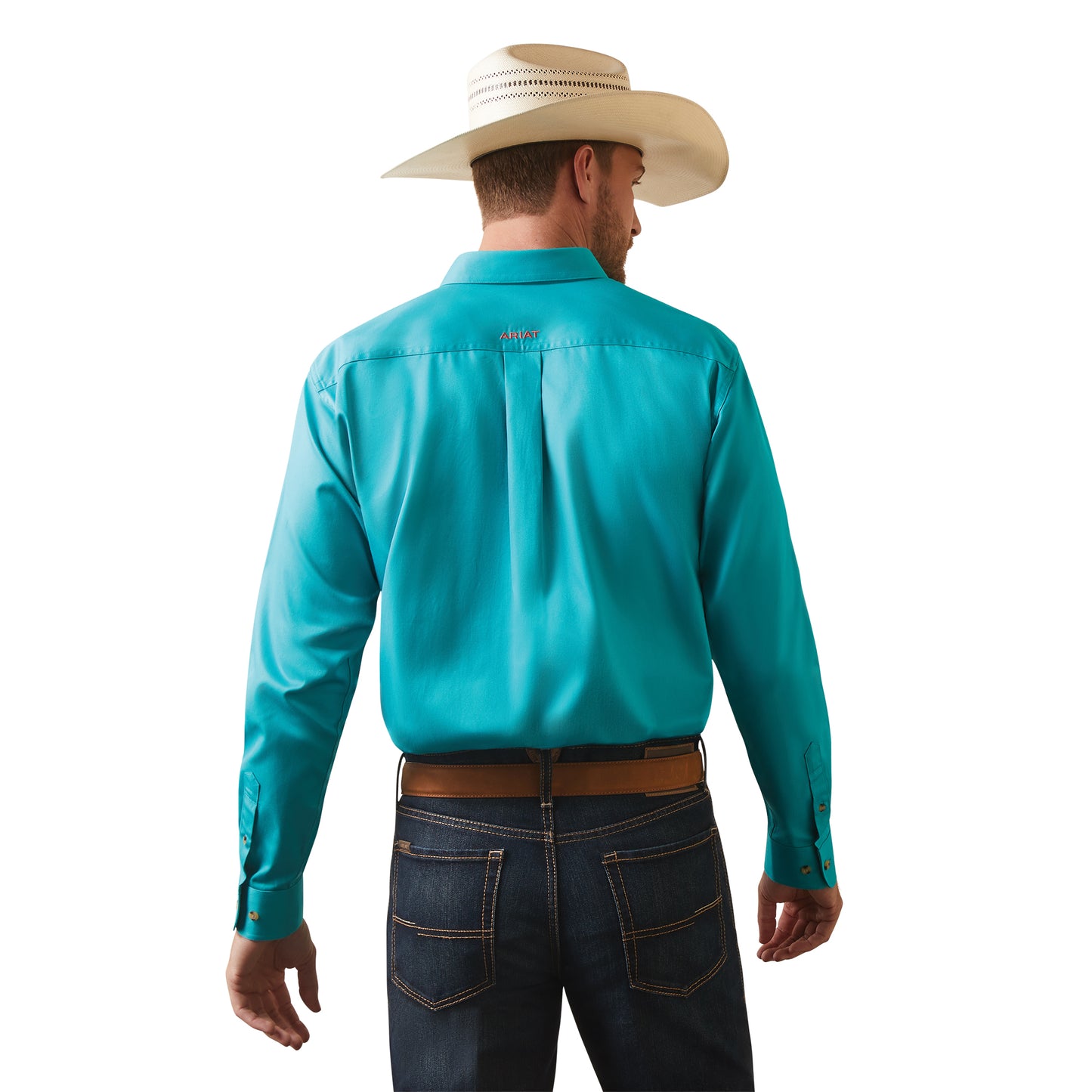 Ariat Men Team Logo Twill Fitted Shirt