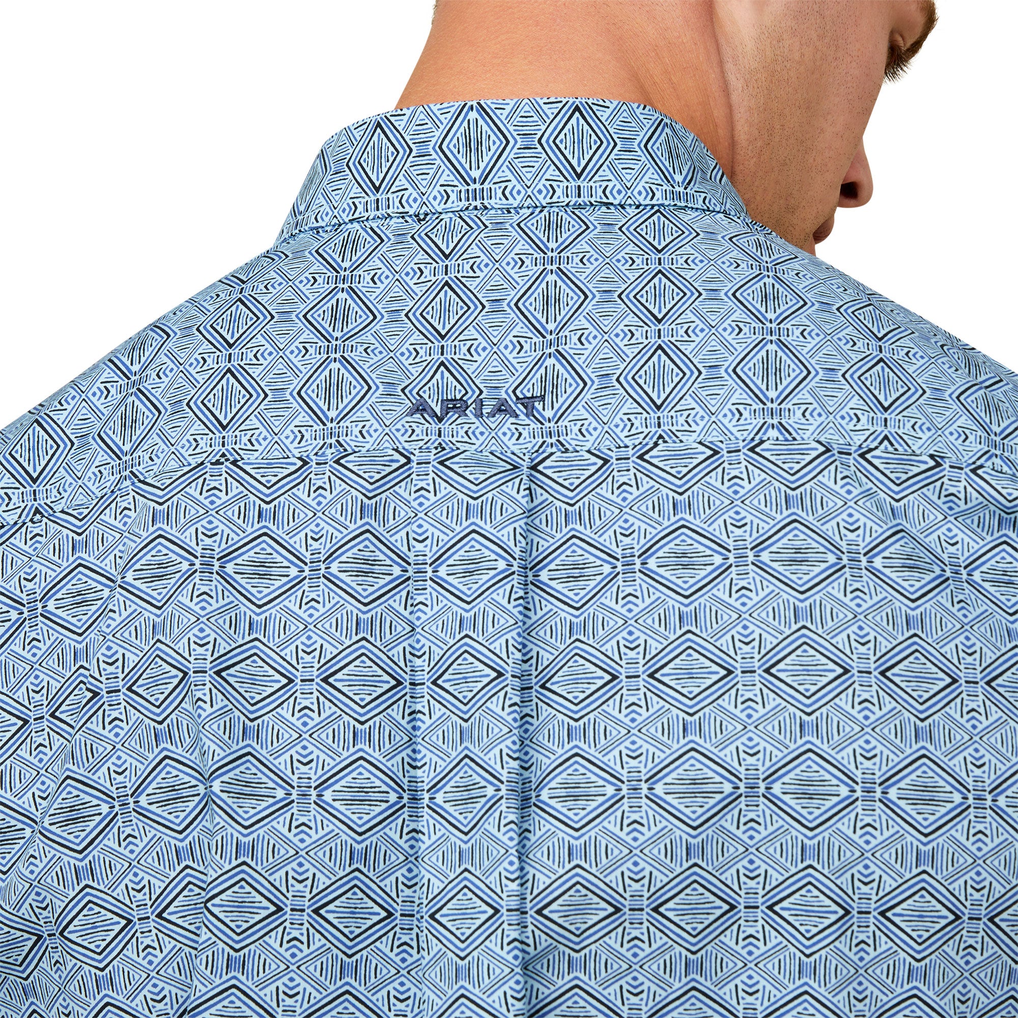 Ariat MN White/Black Shirt 10043636