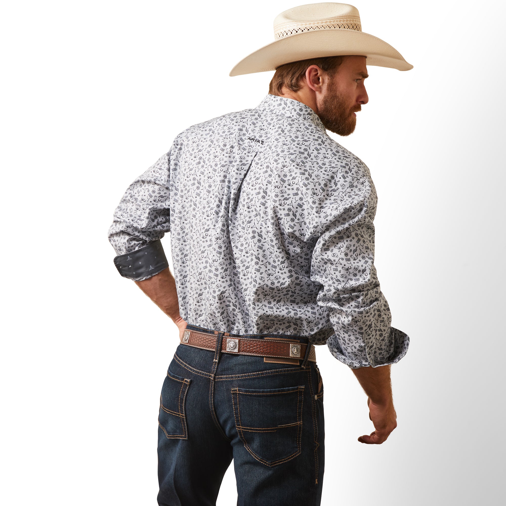 Ariat MN Grey Shirt 10043702