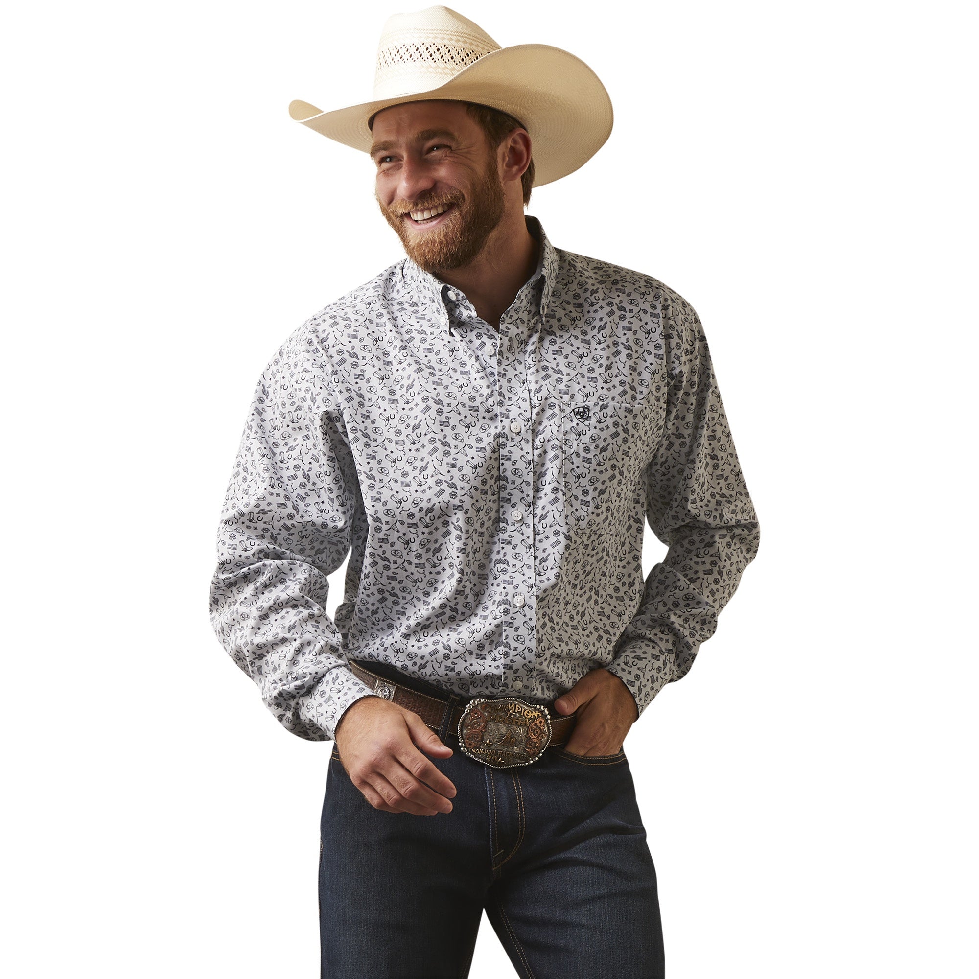 Ariat MN Grey Shirt 10043702