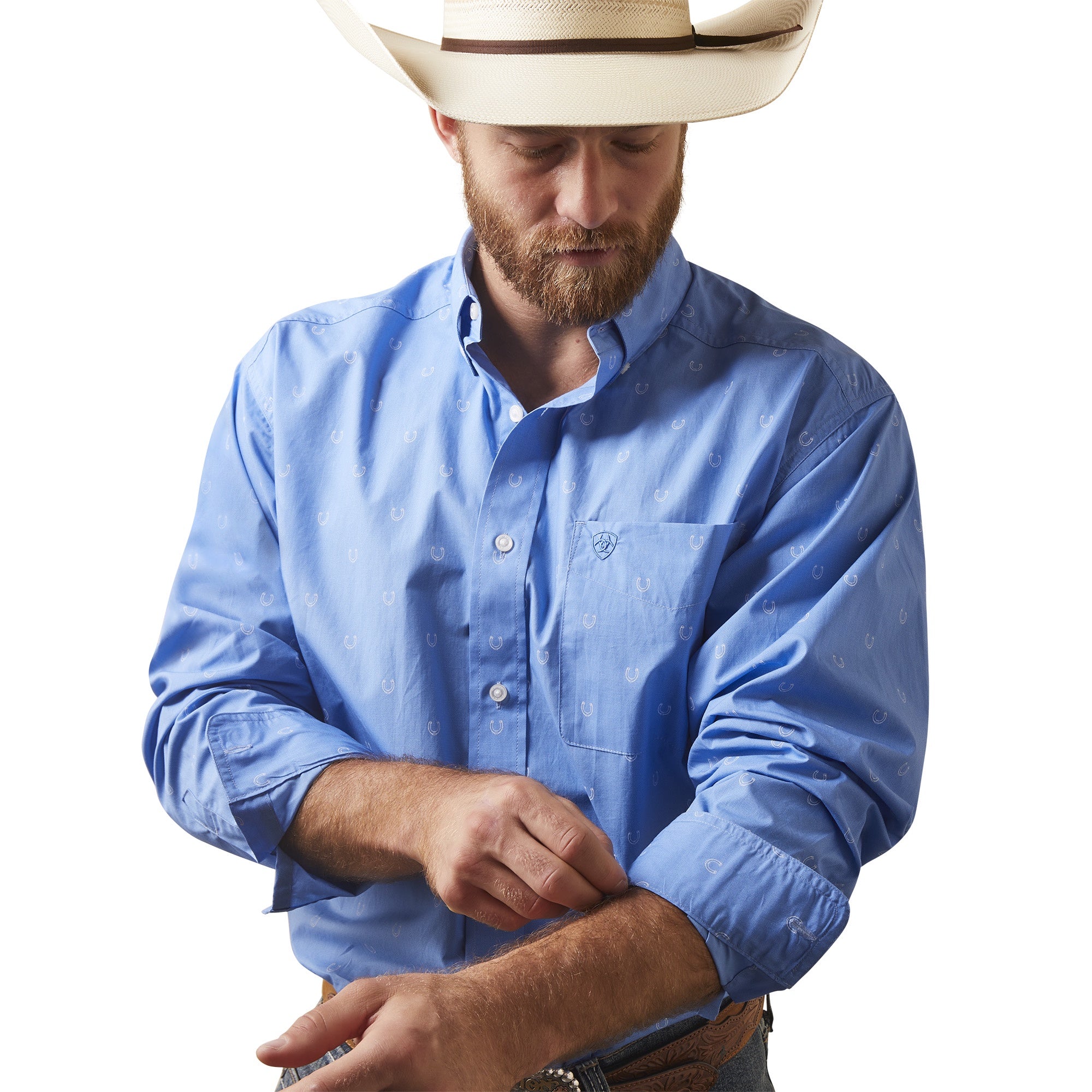 Ariat MN Chambray Blue Shirt 10043792