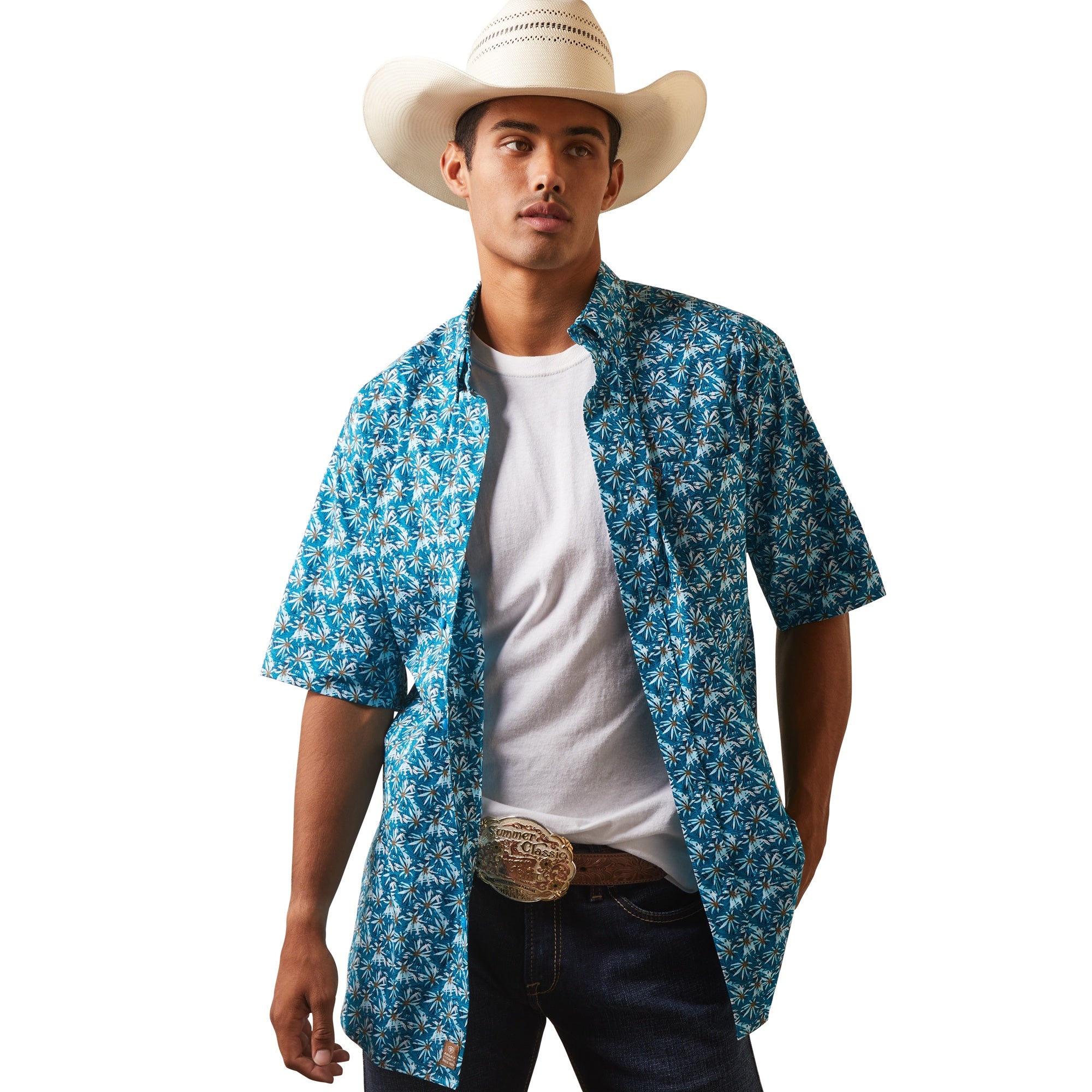 Ariat MN Enamel Blue Shirt 10043866