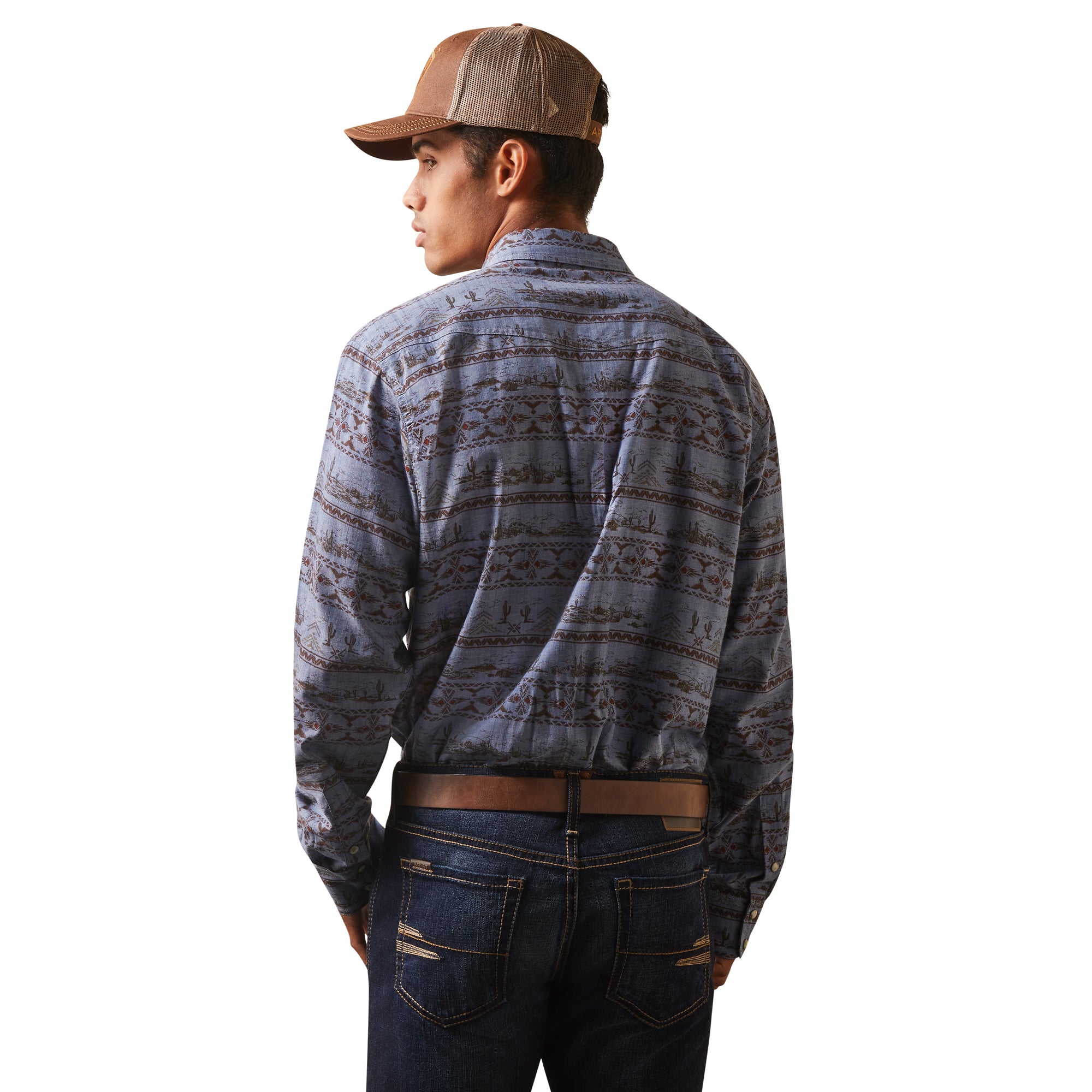 Ariat MN Dusty Green Chambray Shirt 10043892