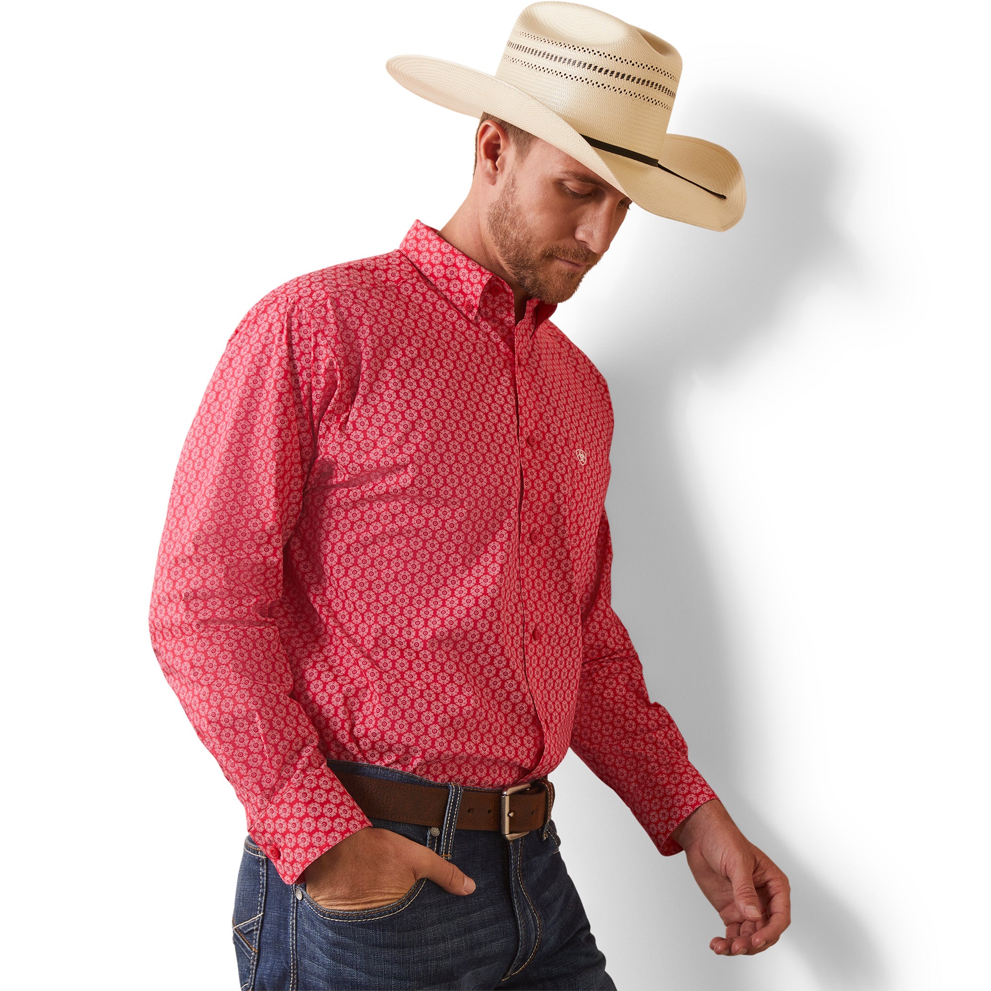 Ariat MN Rose Red Shirt 10043917