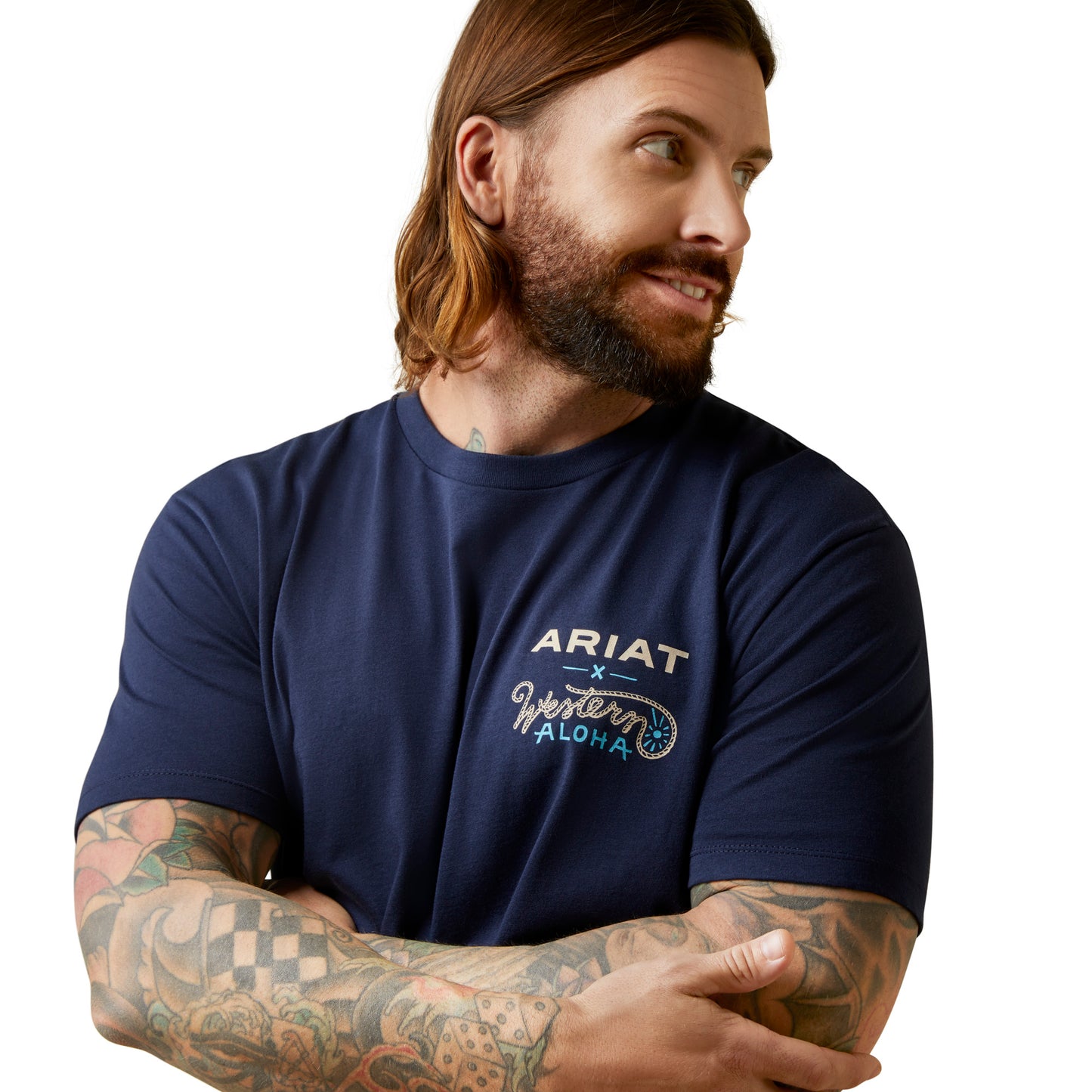 Ariat Men Surf Boar Western Aloha T-Shirt 10044014