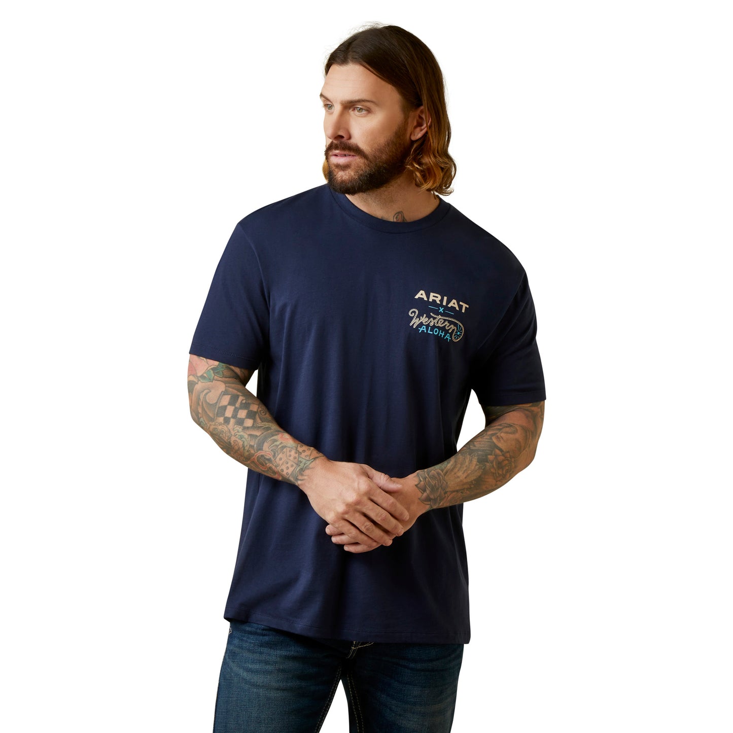 Ariat Men Surf Boar Western Aloha T-Shirt 10044014