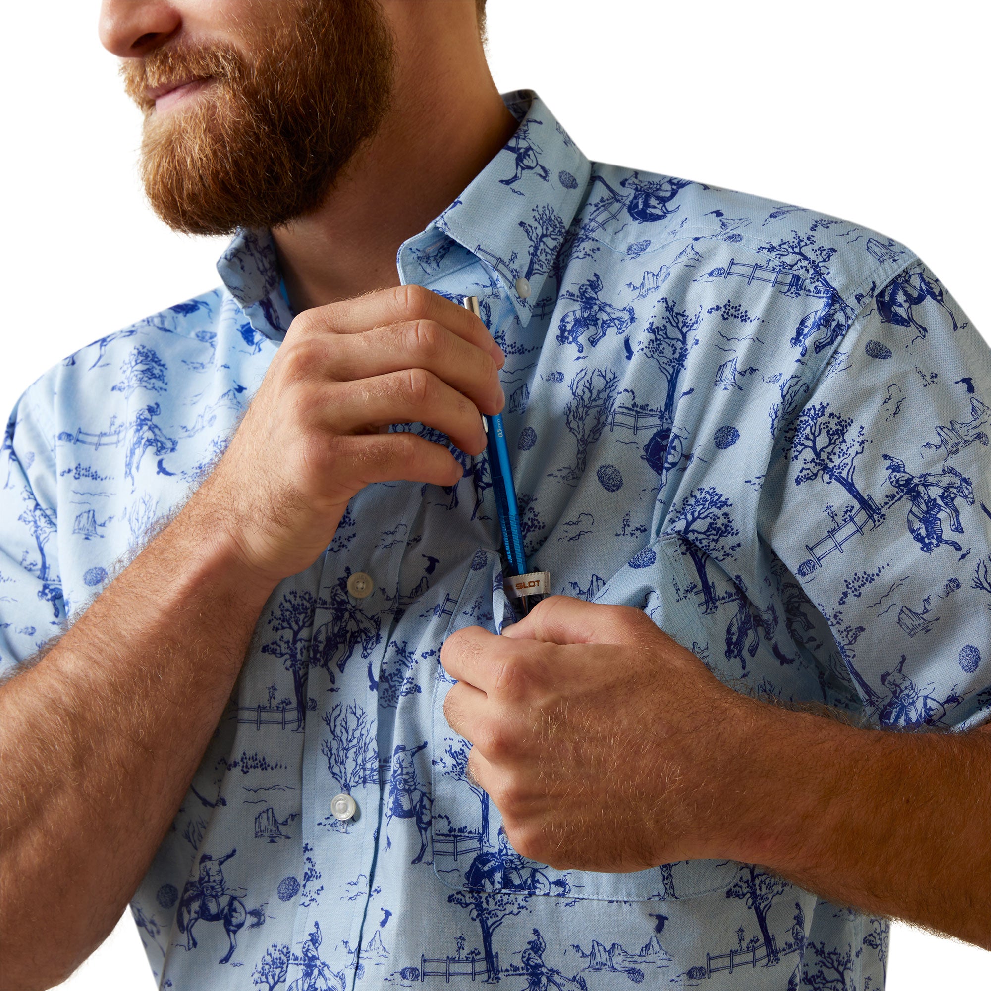 Ariat MN Light Blue Shirt 10044858