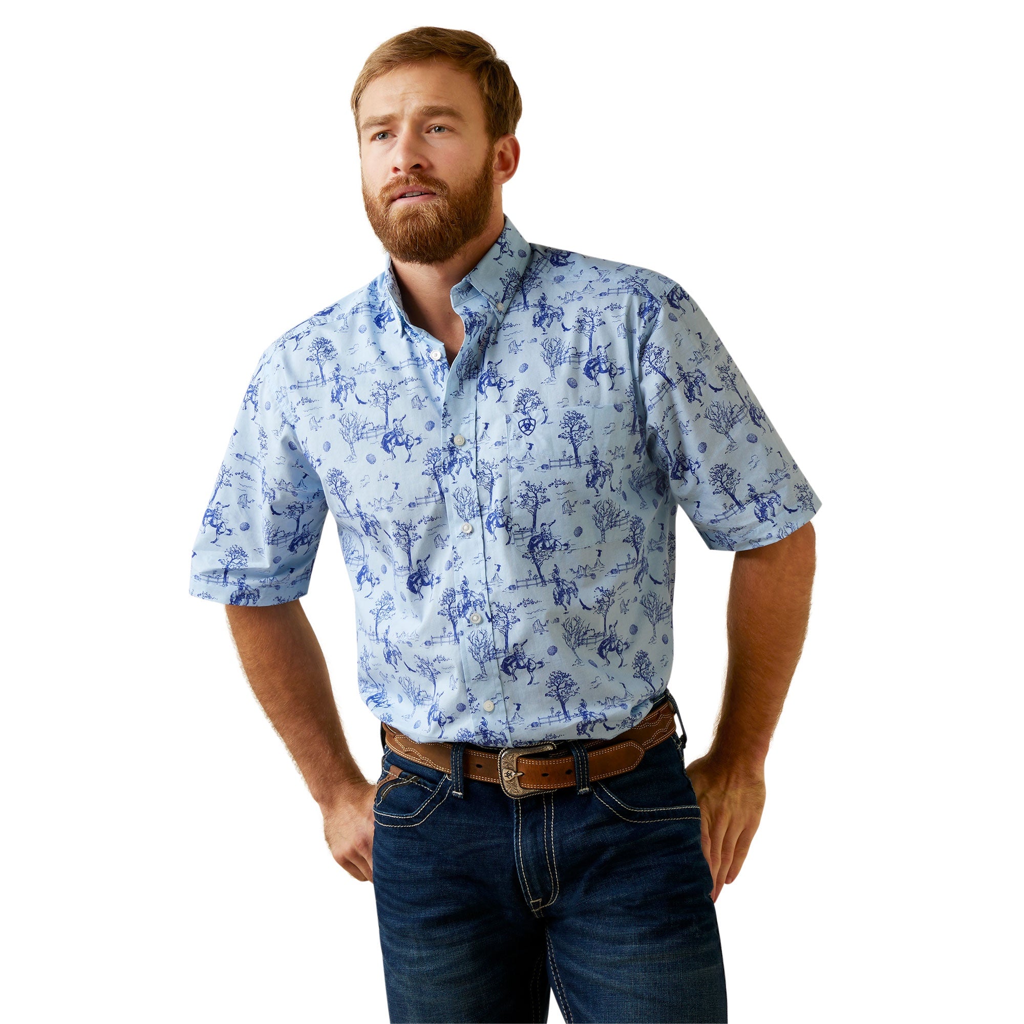 Ariat MN Light Blue Shirt 10044858