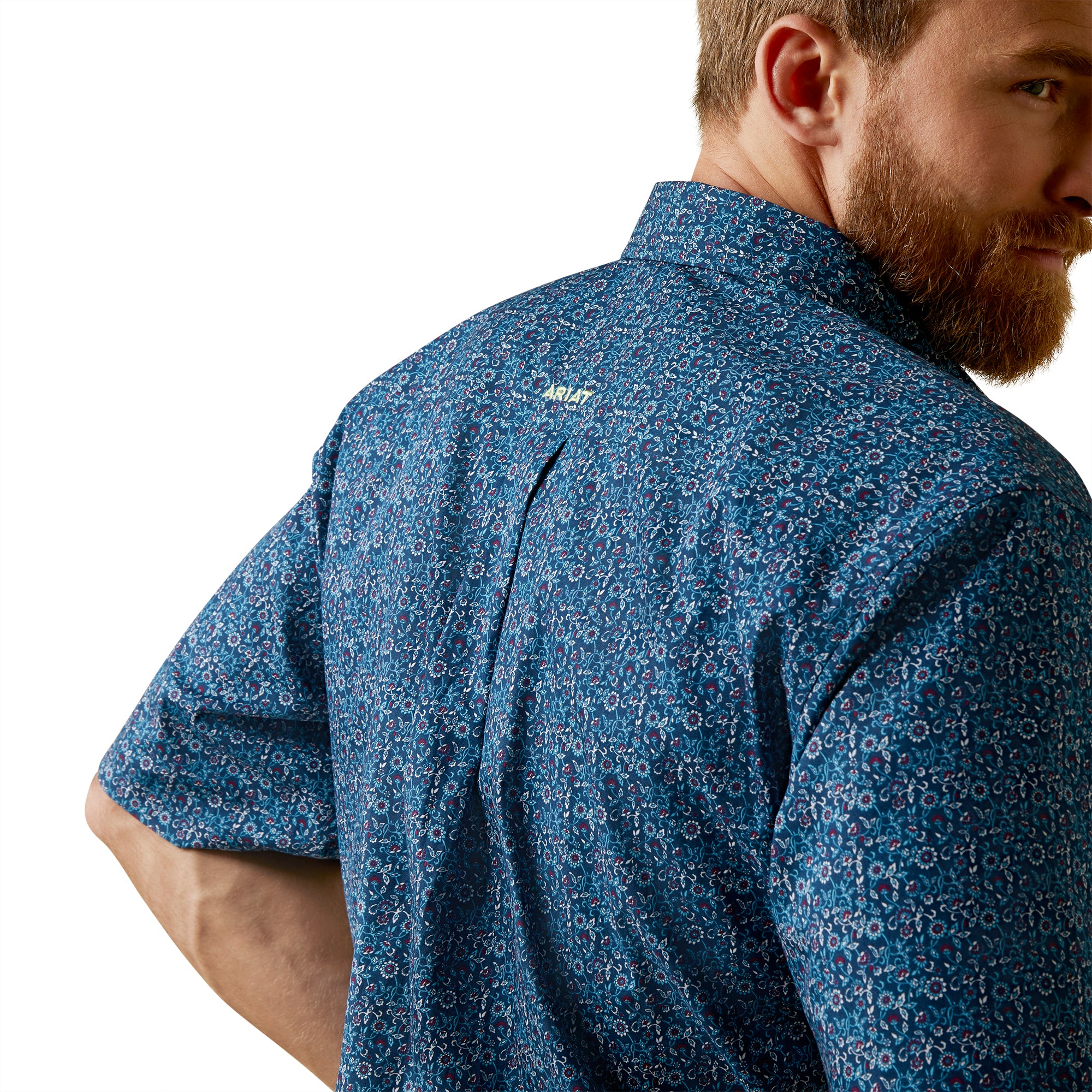 Ariat MN Blue Floral Shirt 10044886