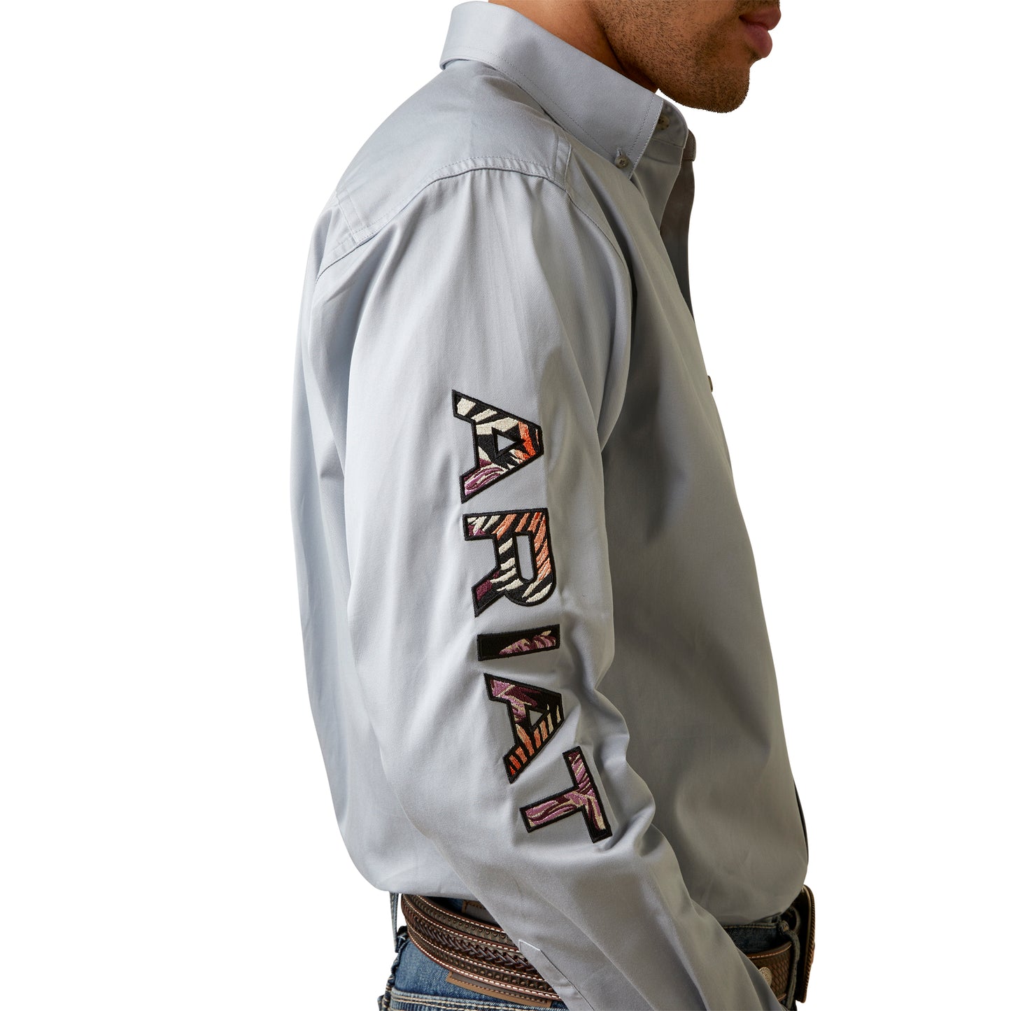 Ariat Men Team Logo Twill Classic Fit Shirt