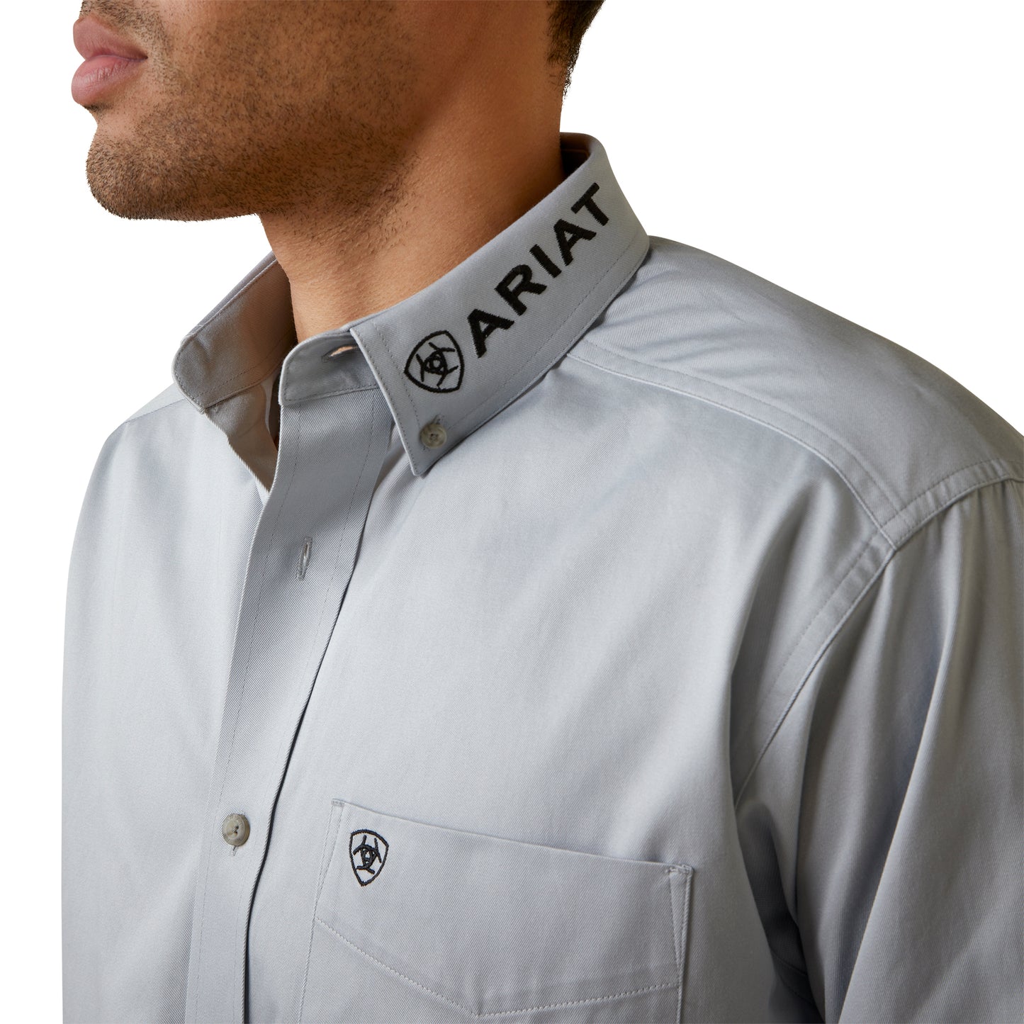 Ariat Men Team Logo Twill Classic Fit Shirt