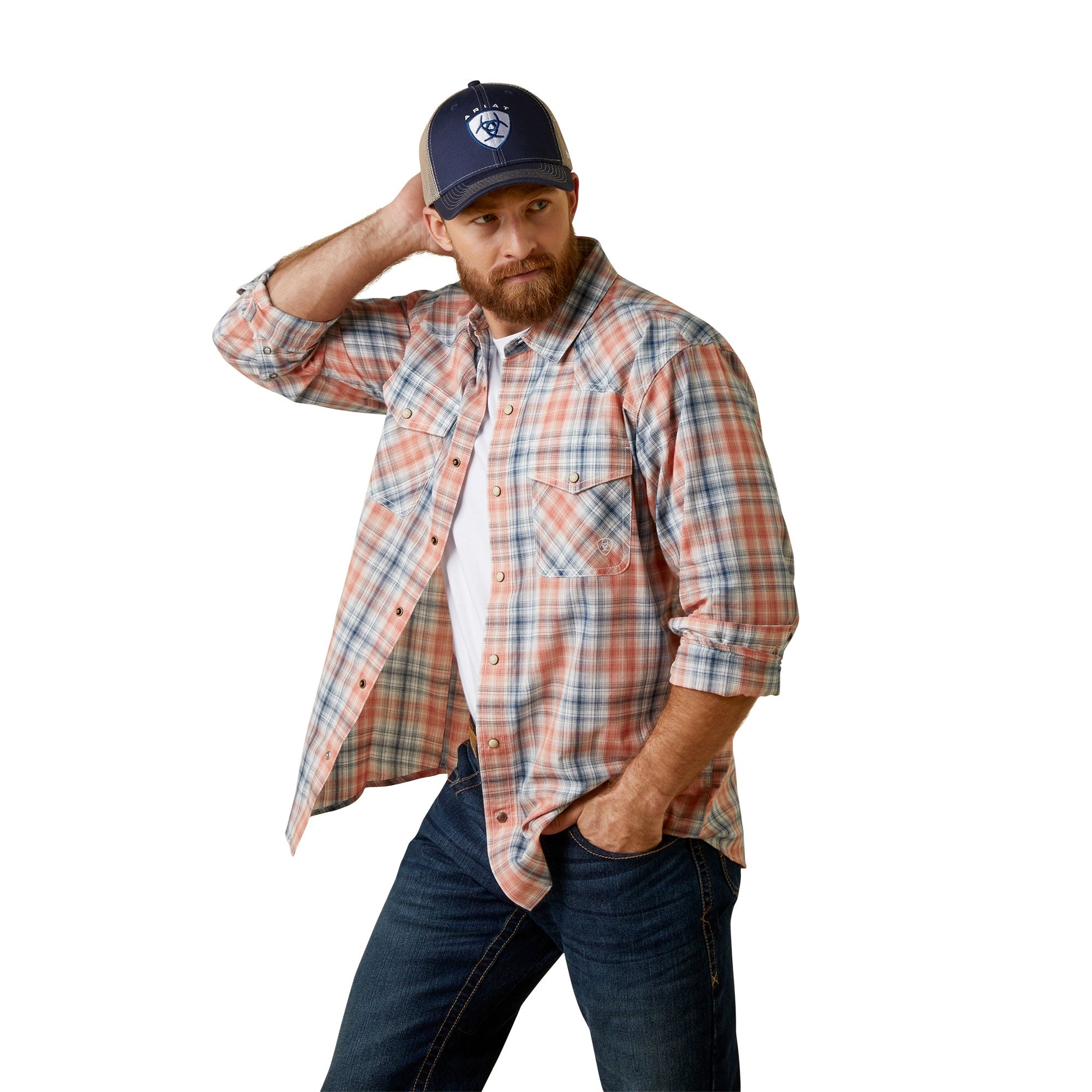 Ariat MN Orange Shirt 10044963