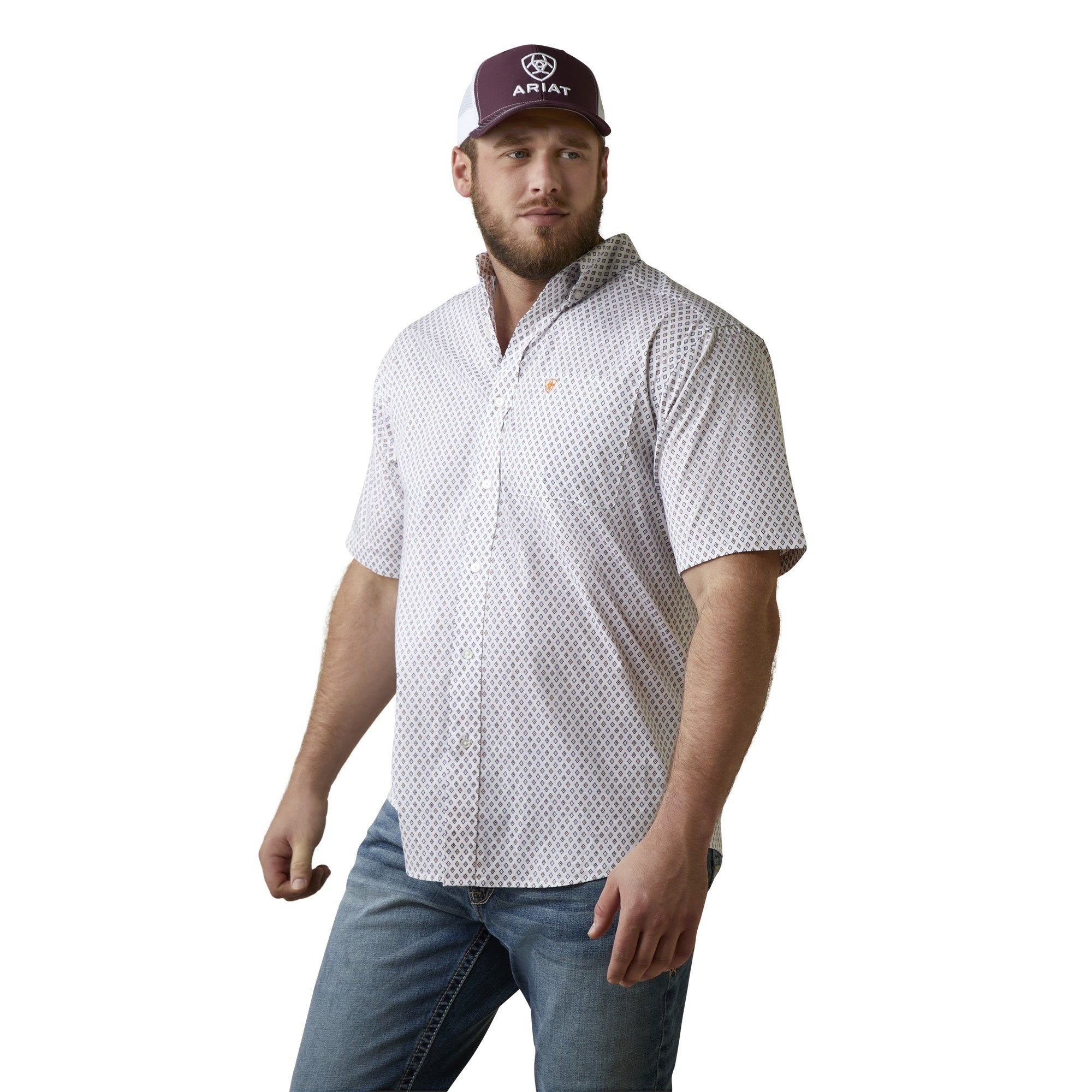 Ariat MN White Shirt 10044987