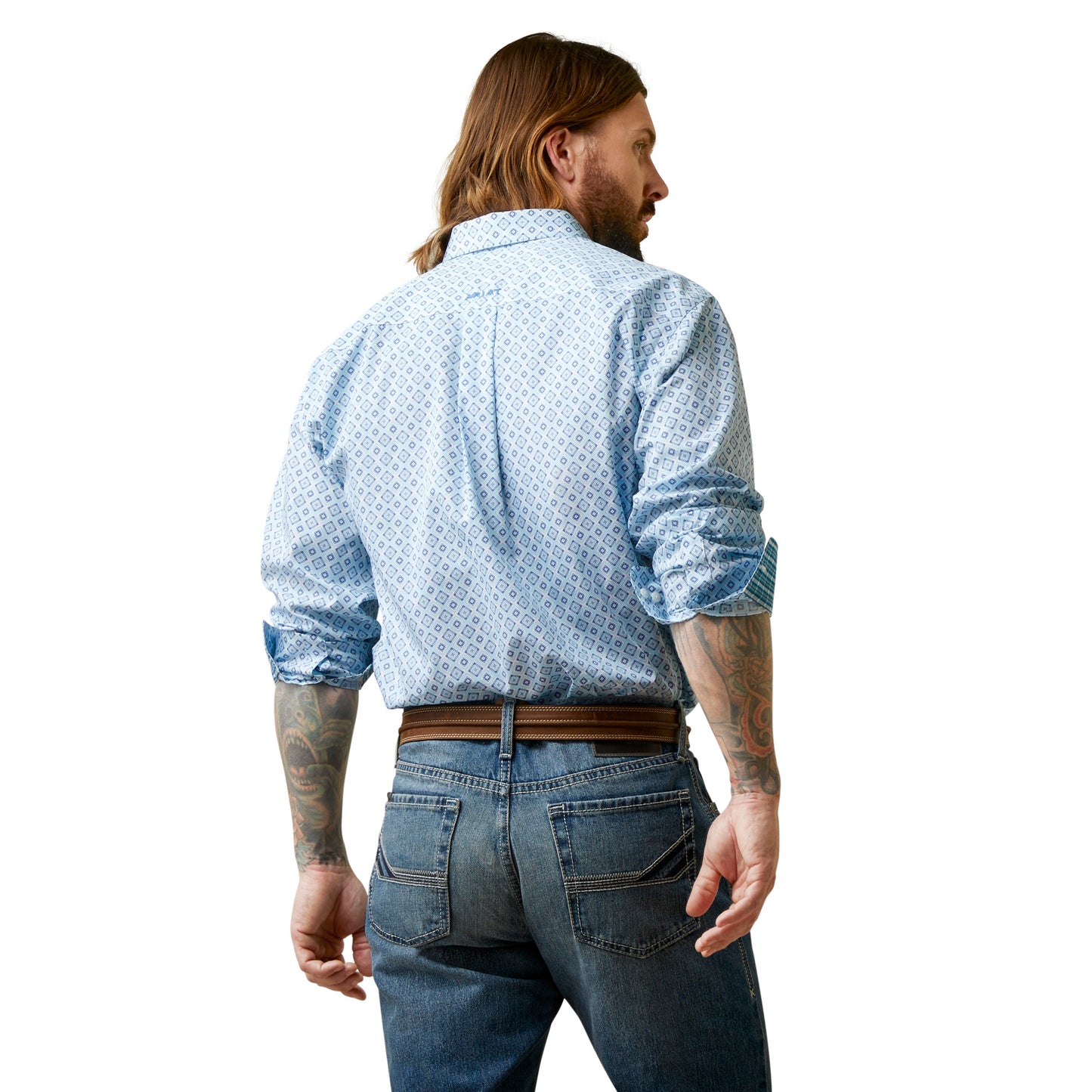 Ariat Men Wrinkle Free Wayne Classic Fit Shirt