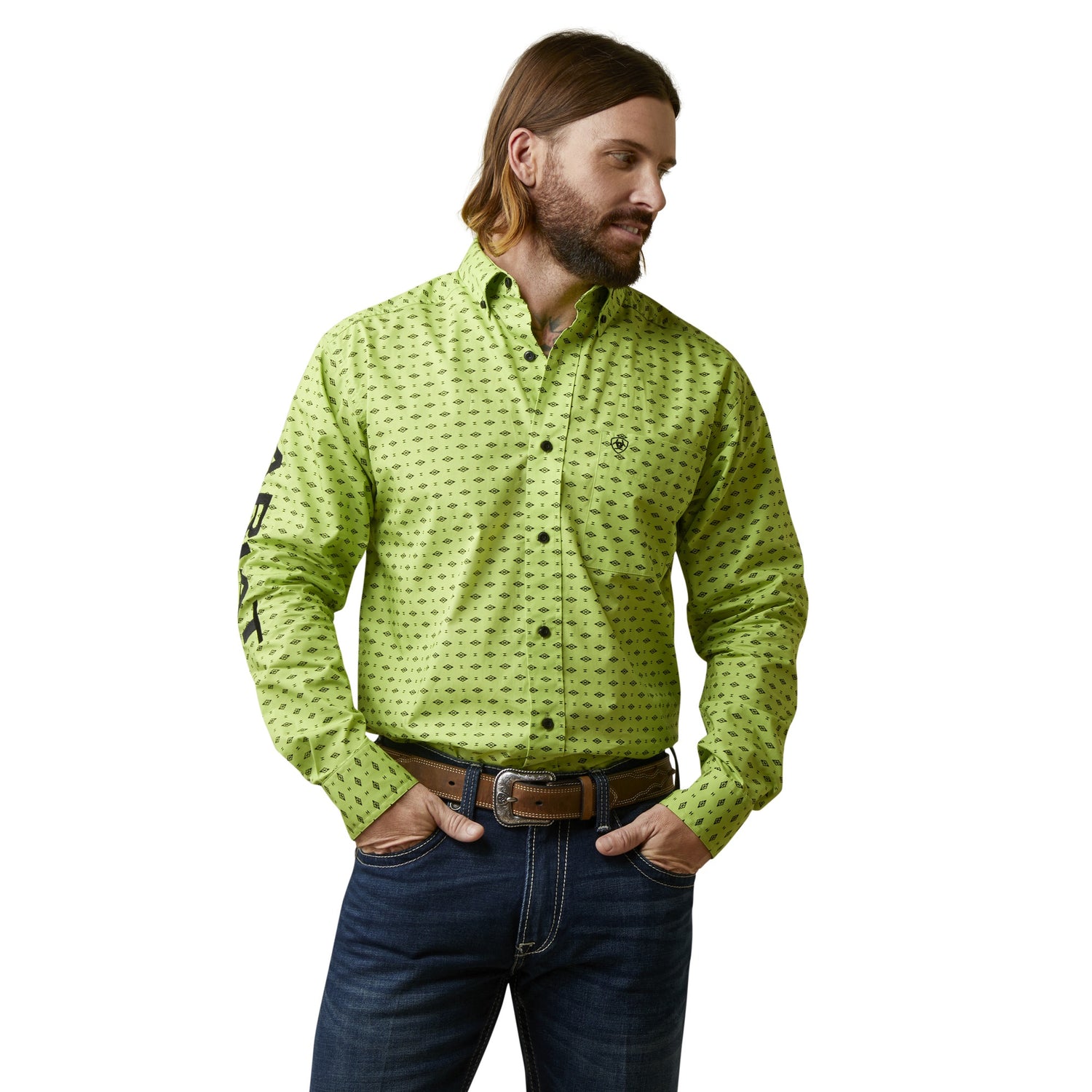Ariat MN Wasabi Green Shirt 10045065