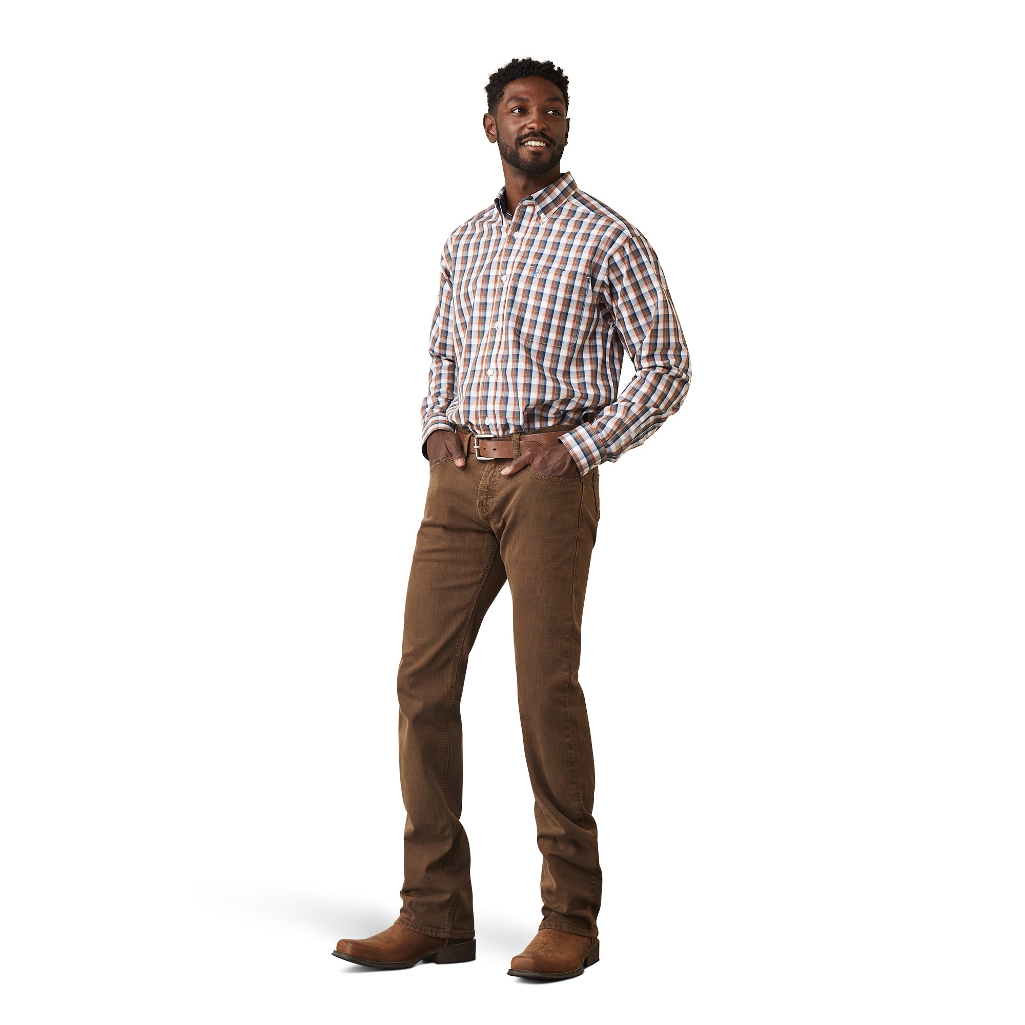 Ariat Men M7 Grizzly Brown Straight Leg 10045230 Jean