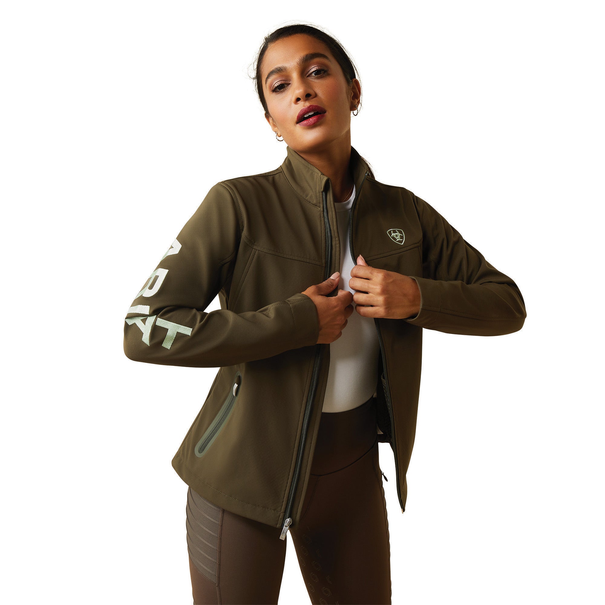Ariat Women Softshell Green Relic 10043526 Jacket