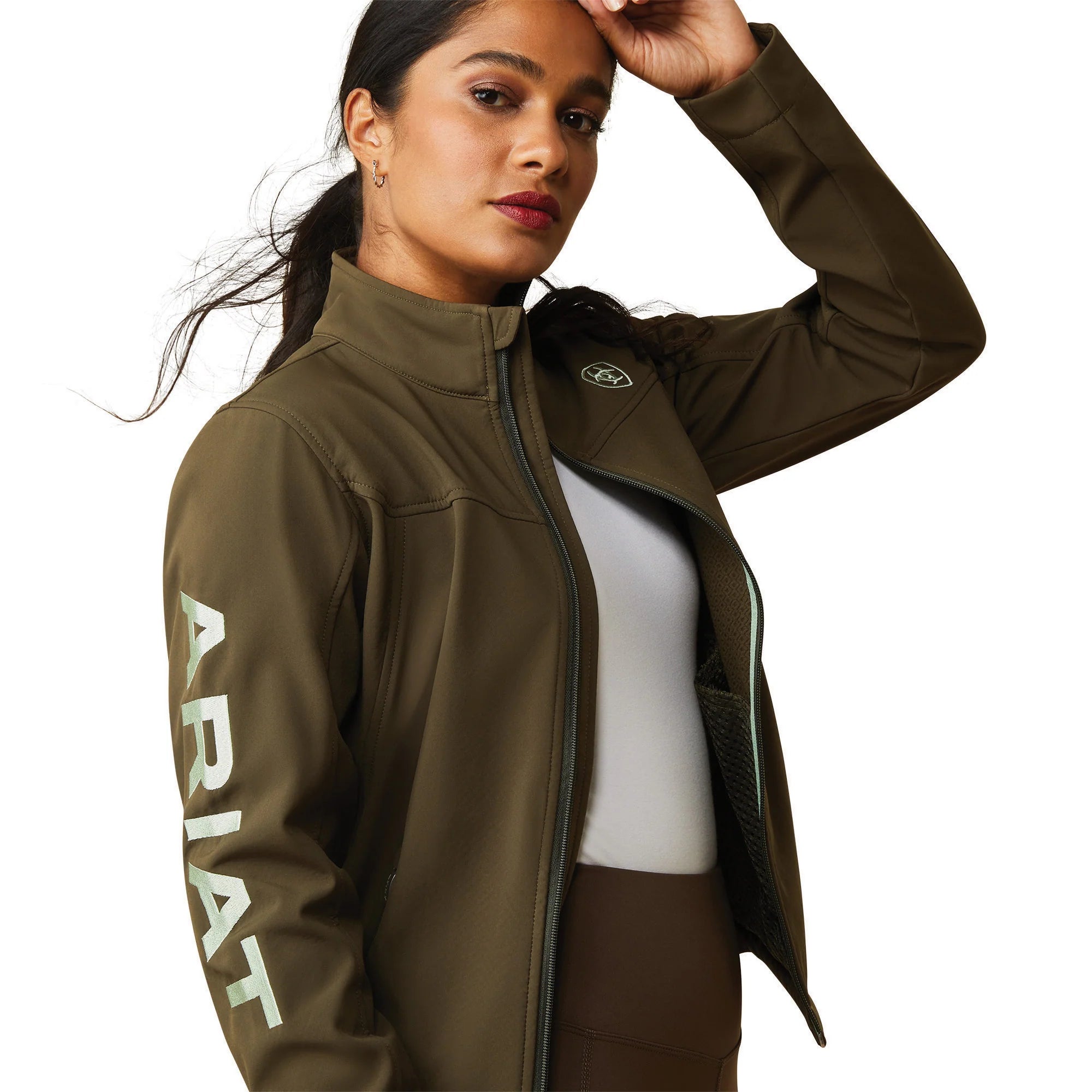 Ariat Women Softshell Green Relic 10043526 Jacket