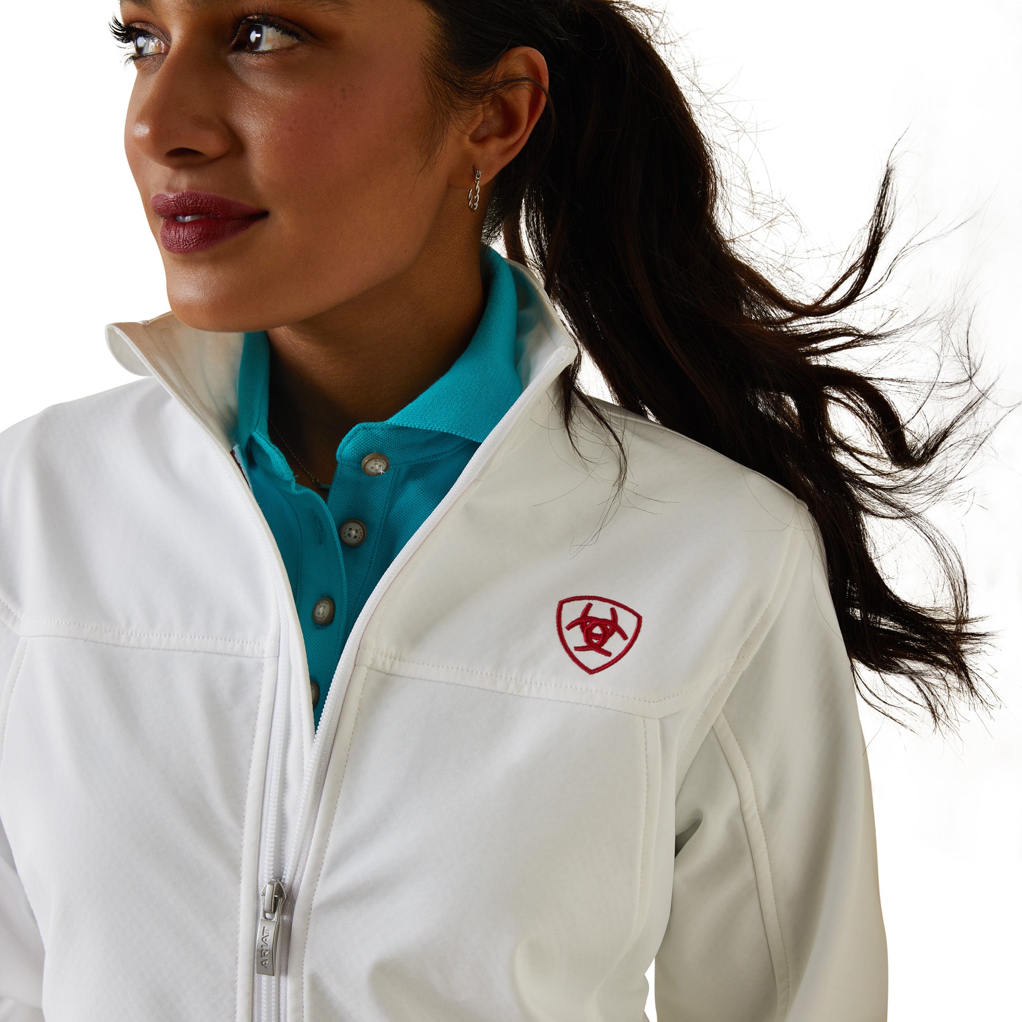 Ariat Women White Mexico Softshell 10043548 Jacket