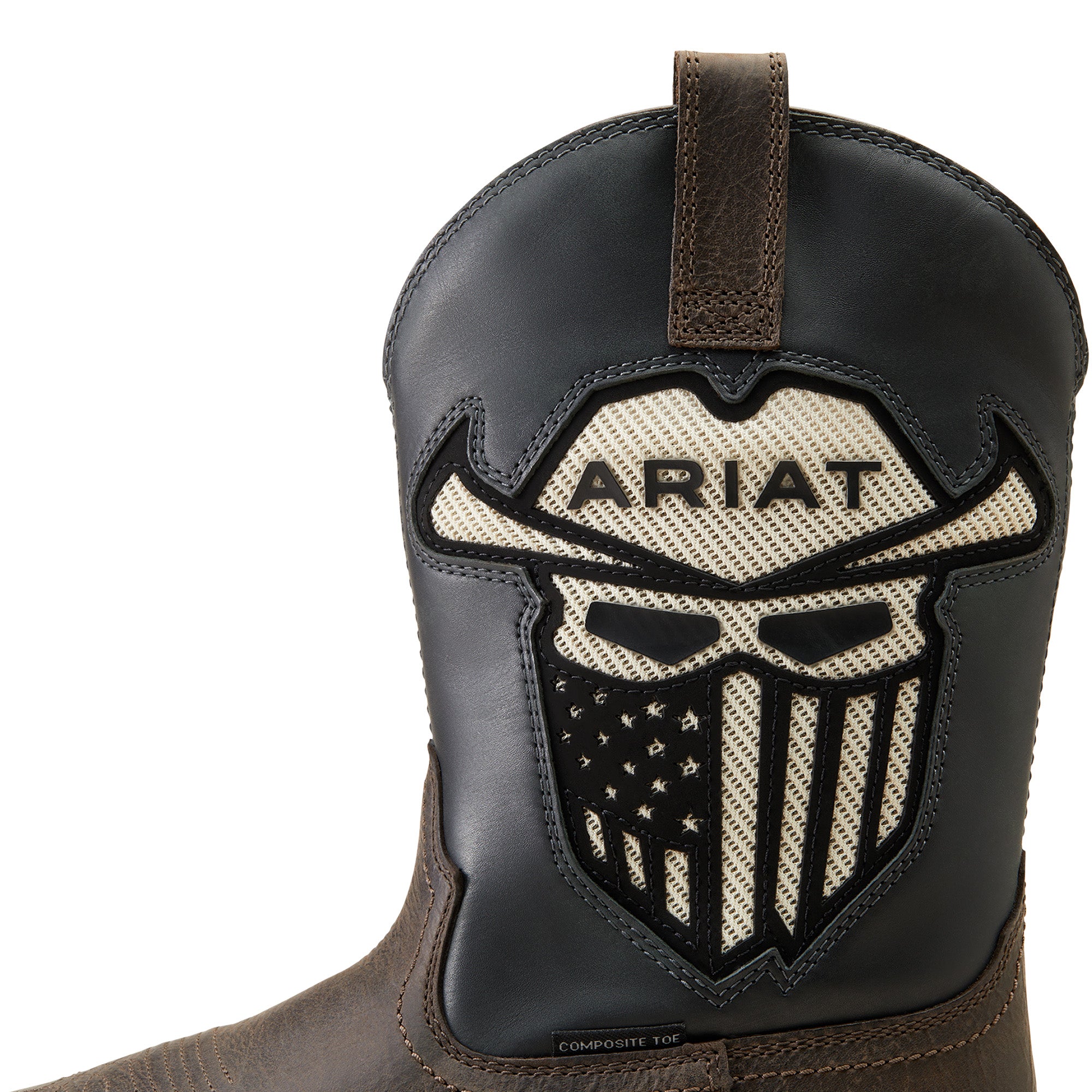 Ariat MN Rebar Flex Western VentTEK Incognito Composite Toe Work Boot 10040432
