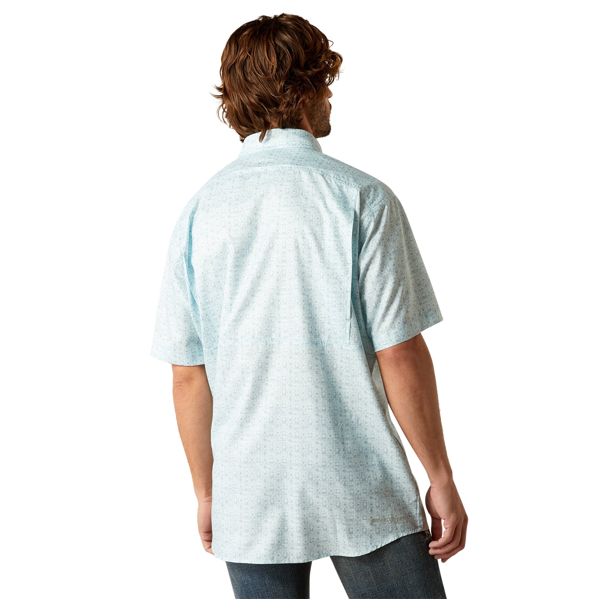 Ariat MN VentTEK Classic Fit SS Blue Shirt 10055243