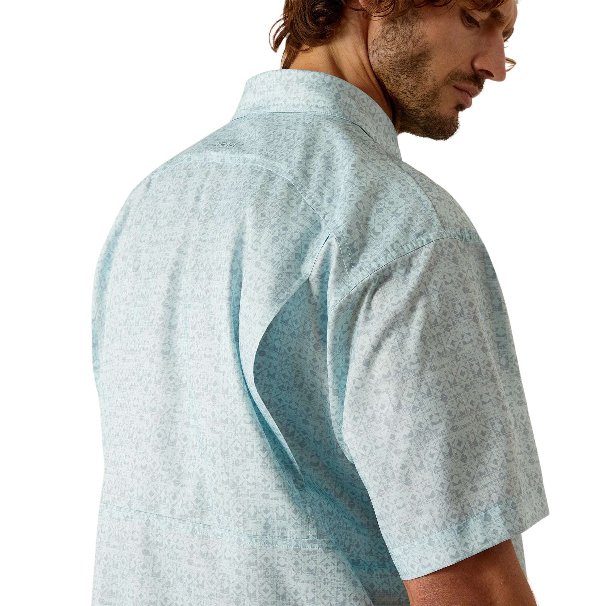 Ariat MN VentTEK Classic Fit SS Blue Shirt 10055243