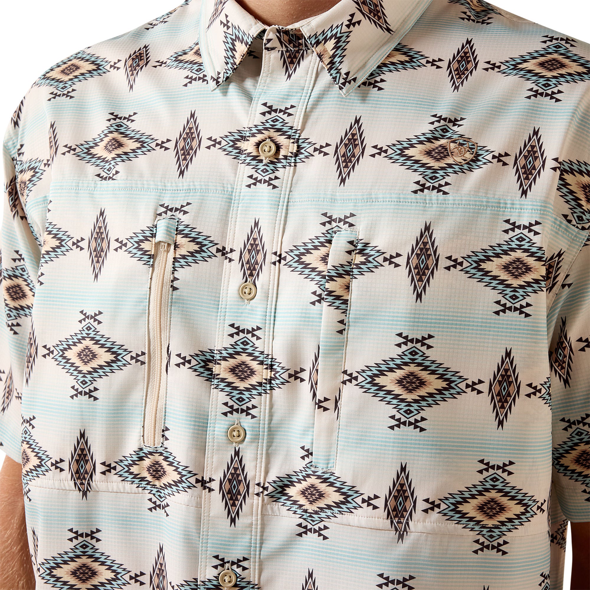 Ariat Men Printed Venttek SS Shirt 10071056