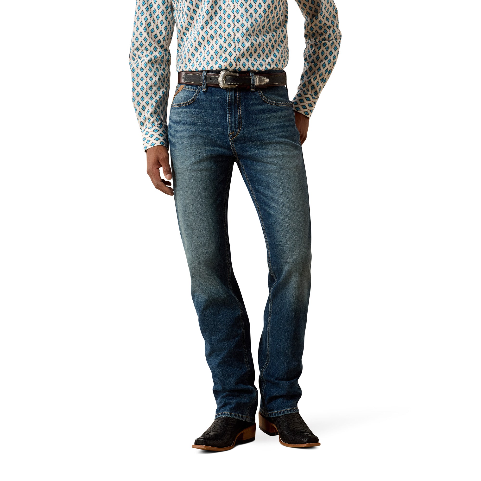 Ariat Men M7 Slim Trent Classic Rise Straight Leg Jean 10072951