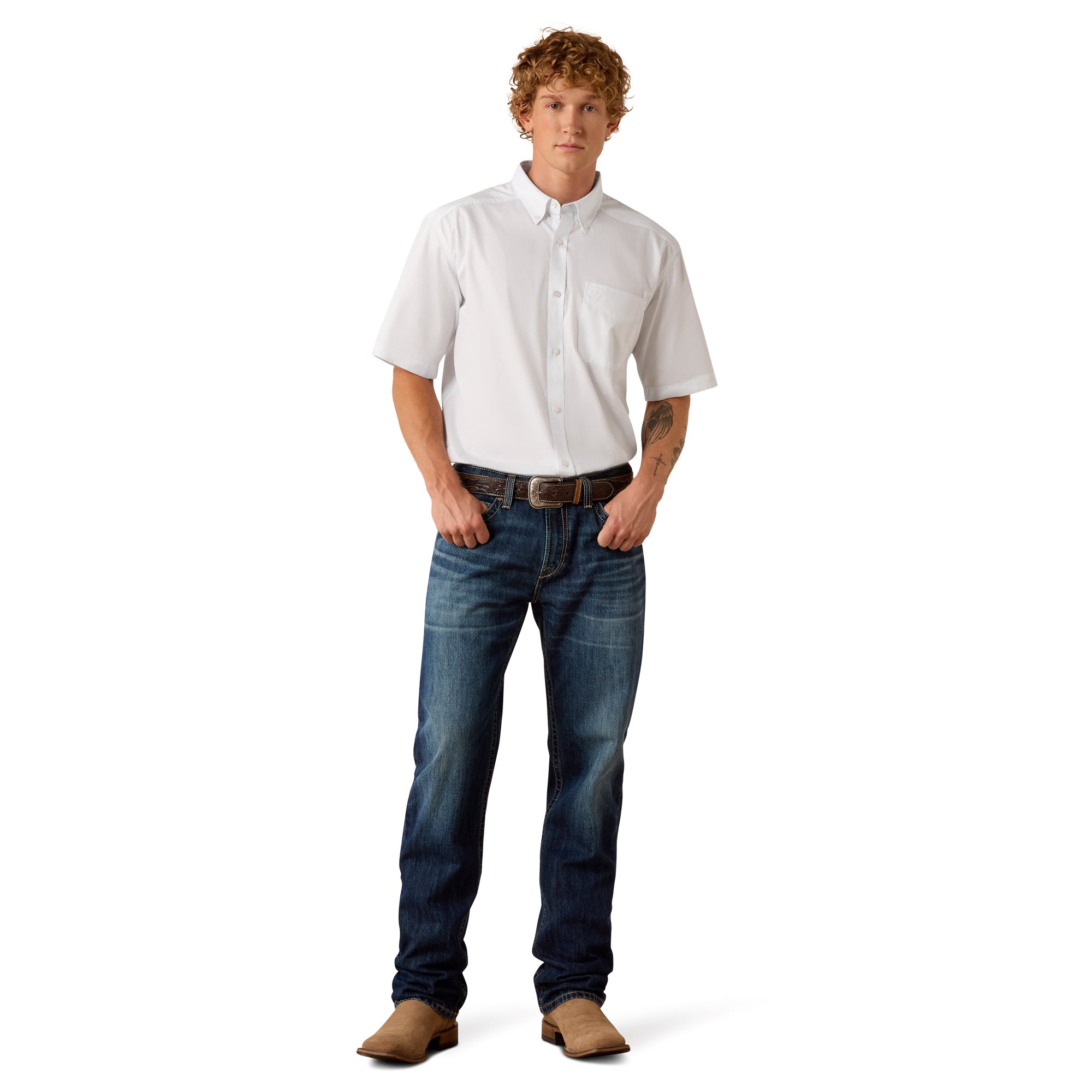 Ariat Men Lightweight Twill SS Shirt 10073615