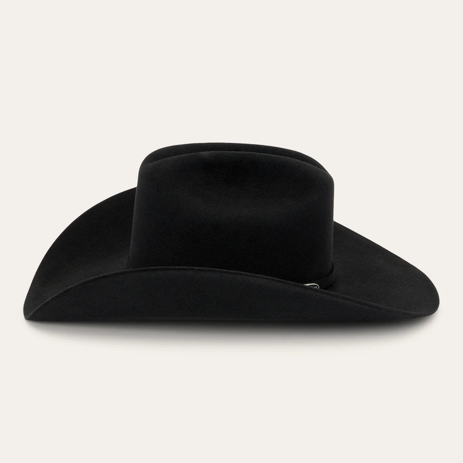 6x Stetson: 75 Black Skyline Felt Hat