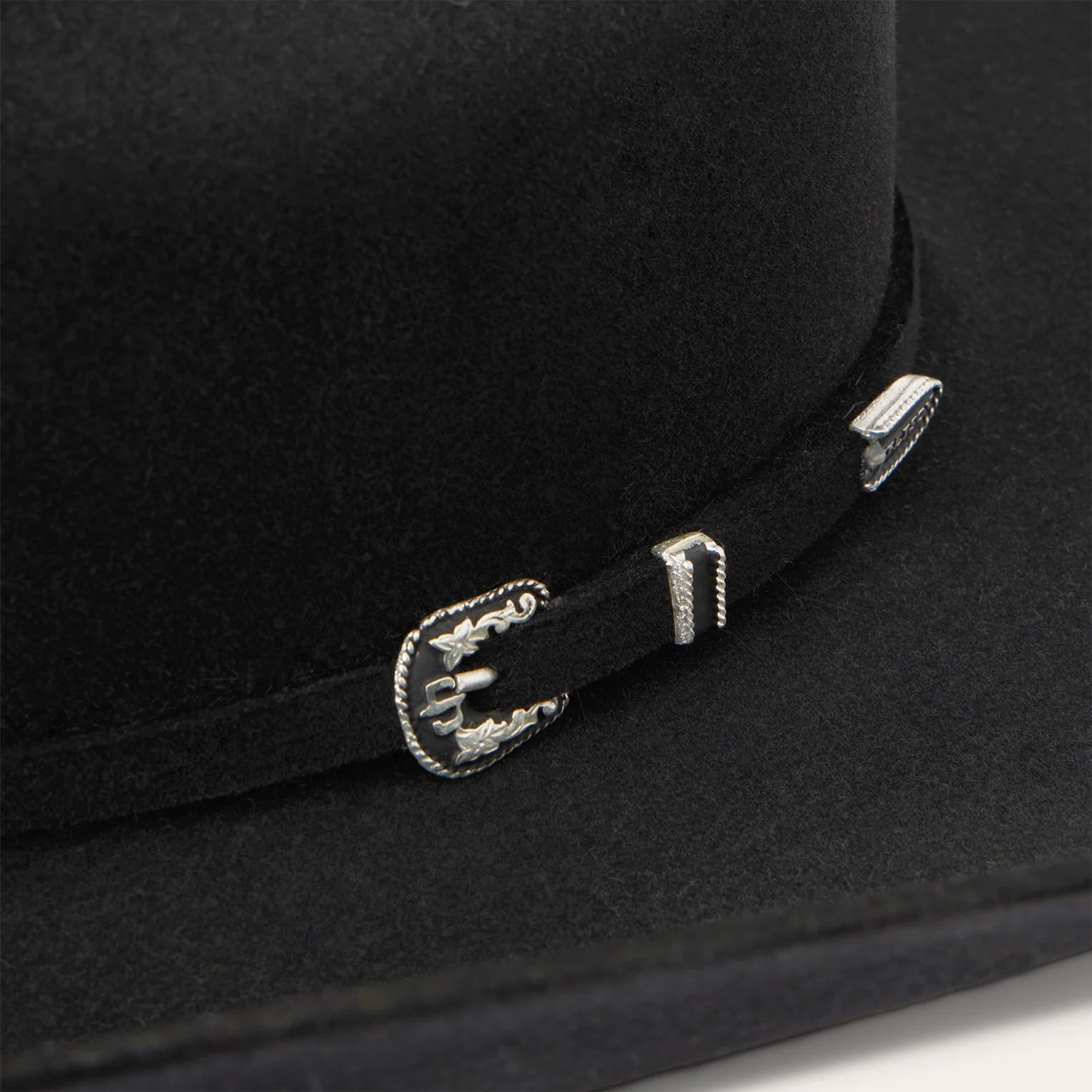 6x Stetson: 75 Black Skyline Felt Hat