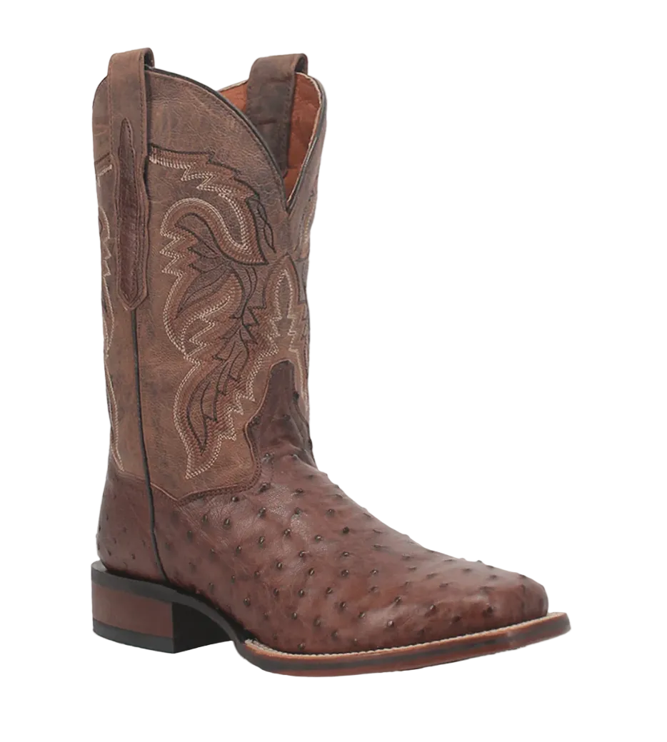 Dan Post Men Alamosa Ostrich Squared Toe DP3875 Boot