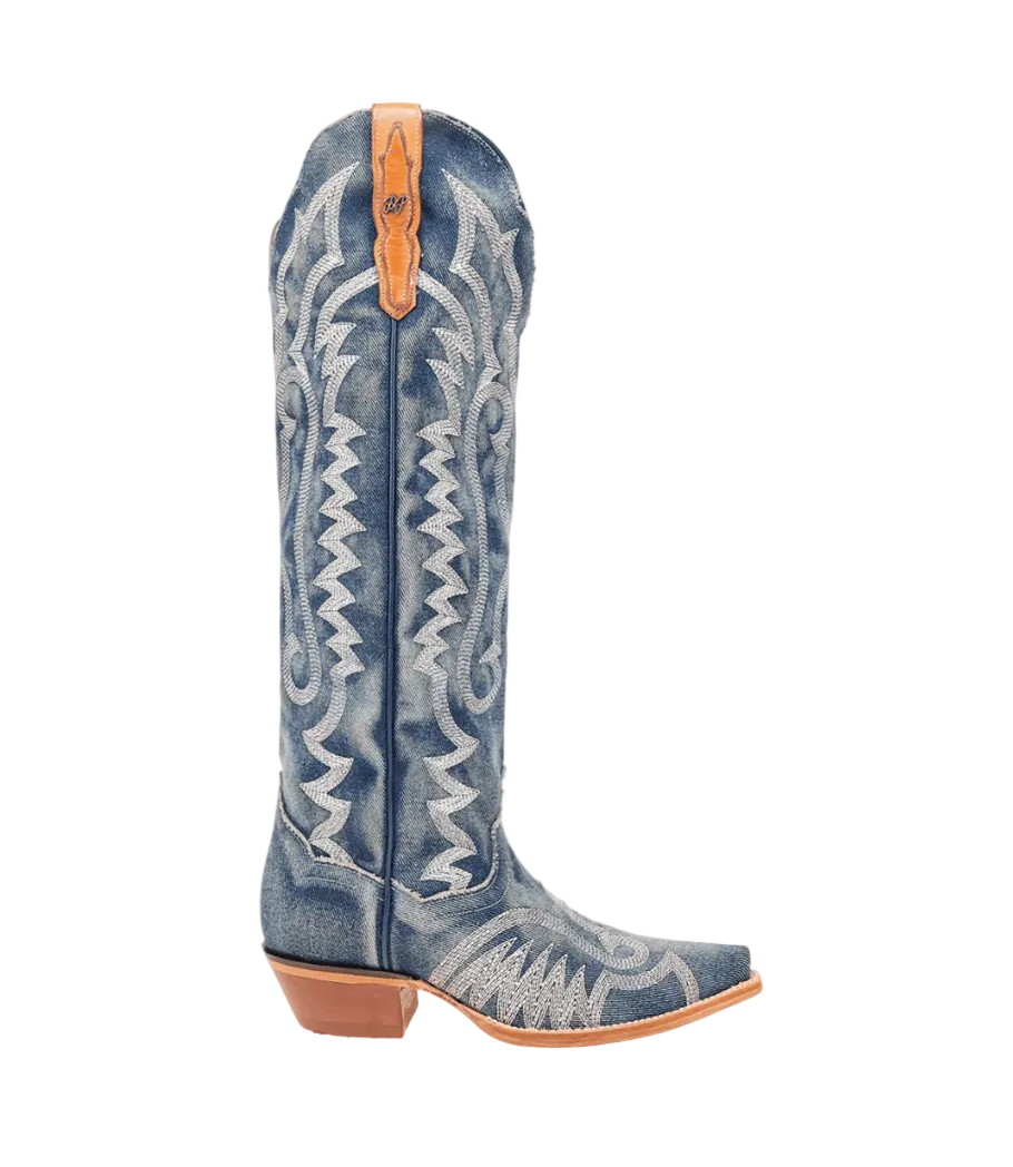 Dan Post Women Denim Darlin Knee High DP5108 Boots