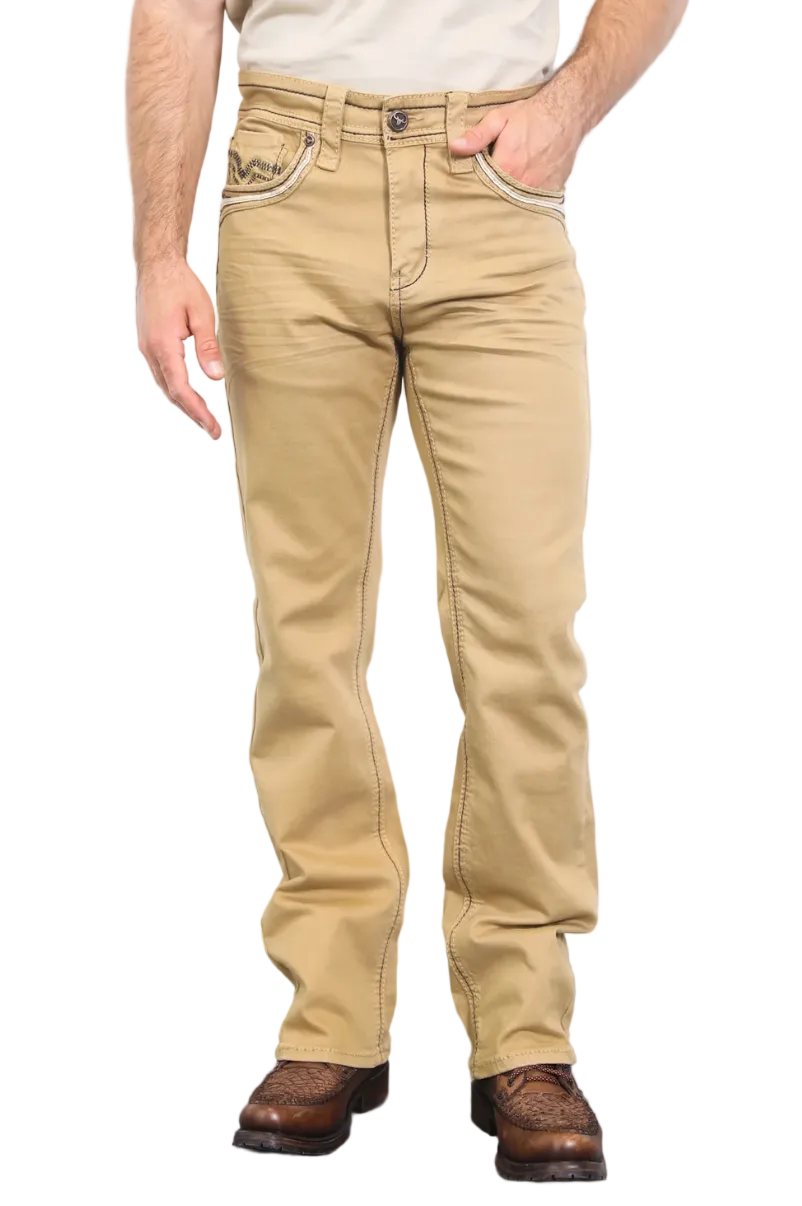 Platini Men Holt Slim Boot Cut Jeans PHD10323