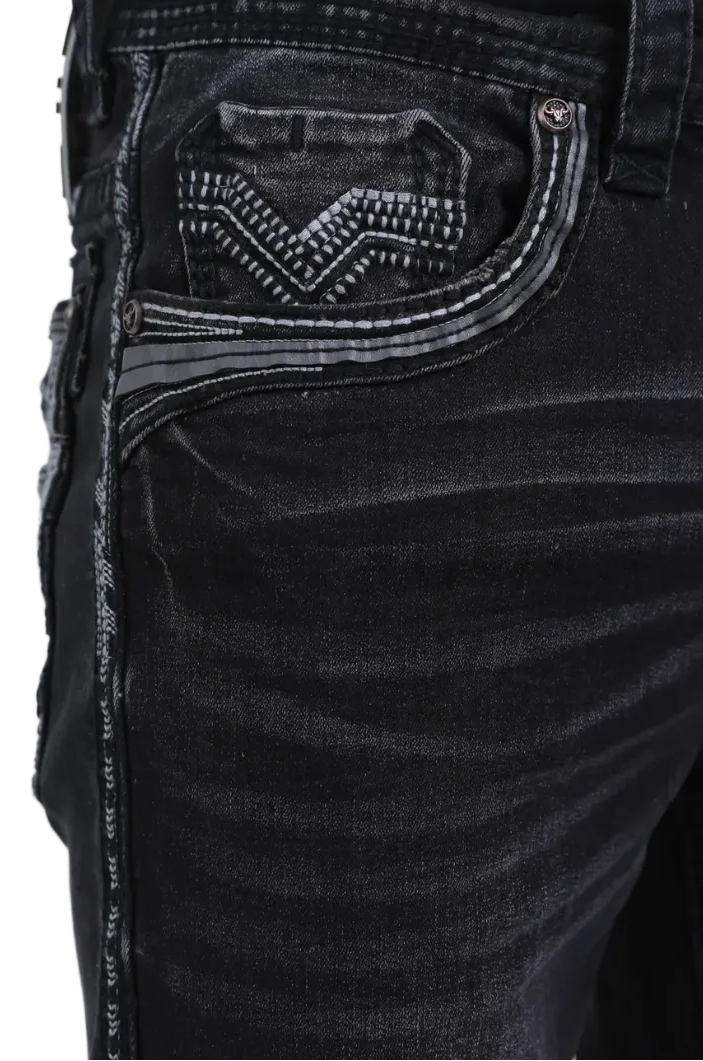 Platini Men Holt Chevron Boot Cut Jean PHD10760