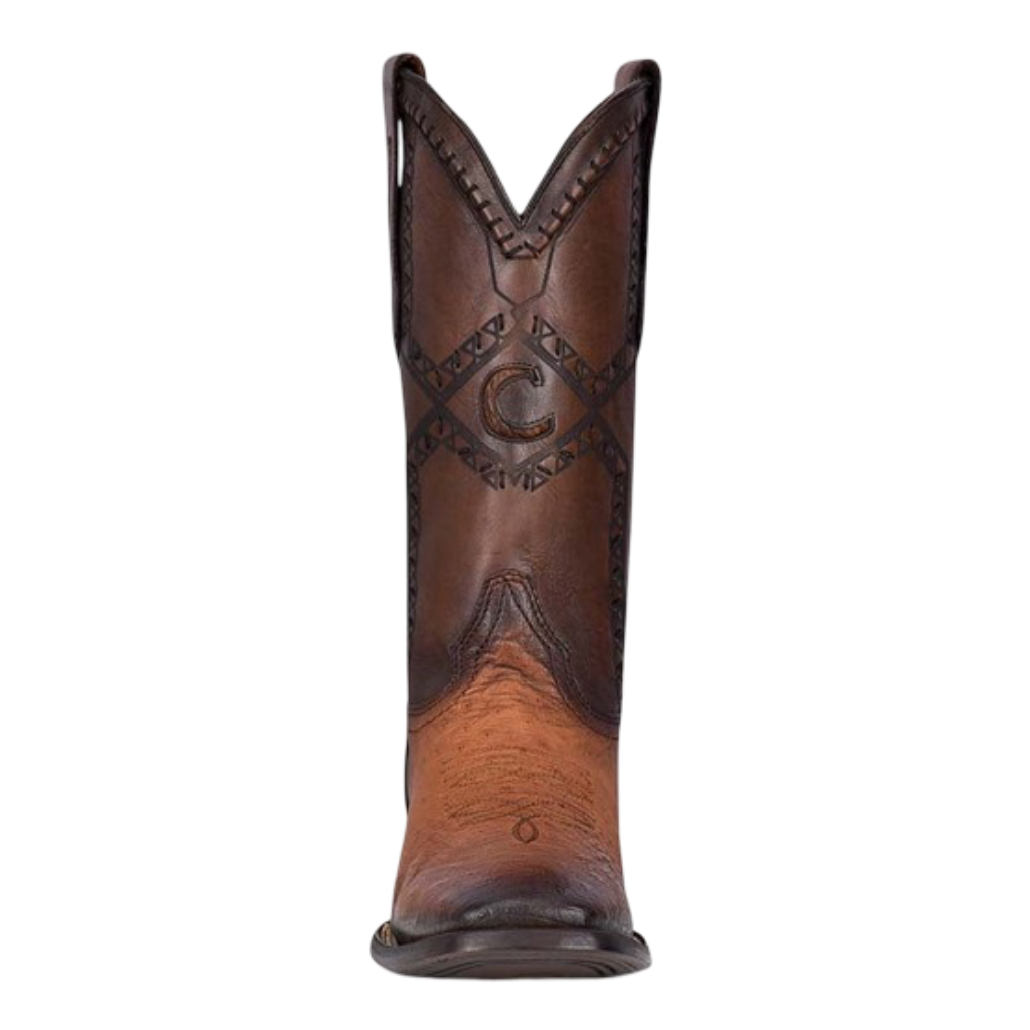 Cuadra MN Smooth Ostrich Square Toe Boot 3Z01AB Flame Miel