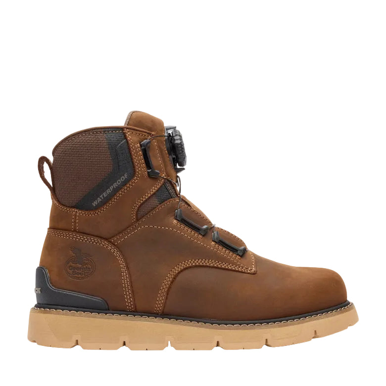 Georgia Boot Men Carbon Flex 6" BOA Wedge Work Shoe GB00758