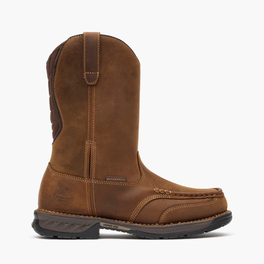 Georgia Boot Men Athens 360 11" Pull-On Waterproof Moc-Toe Work Boot GB00738